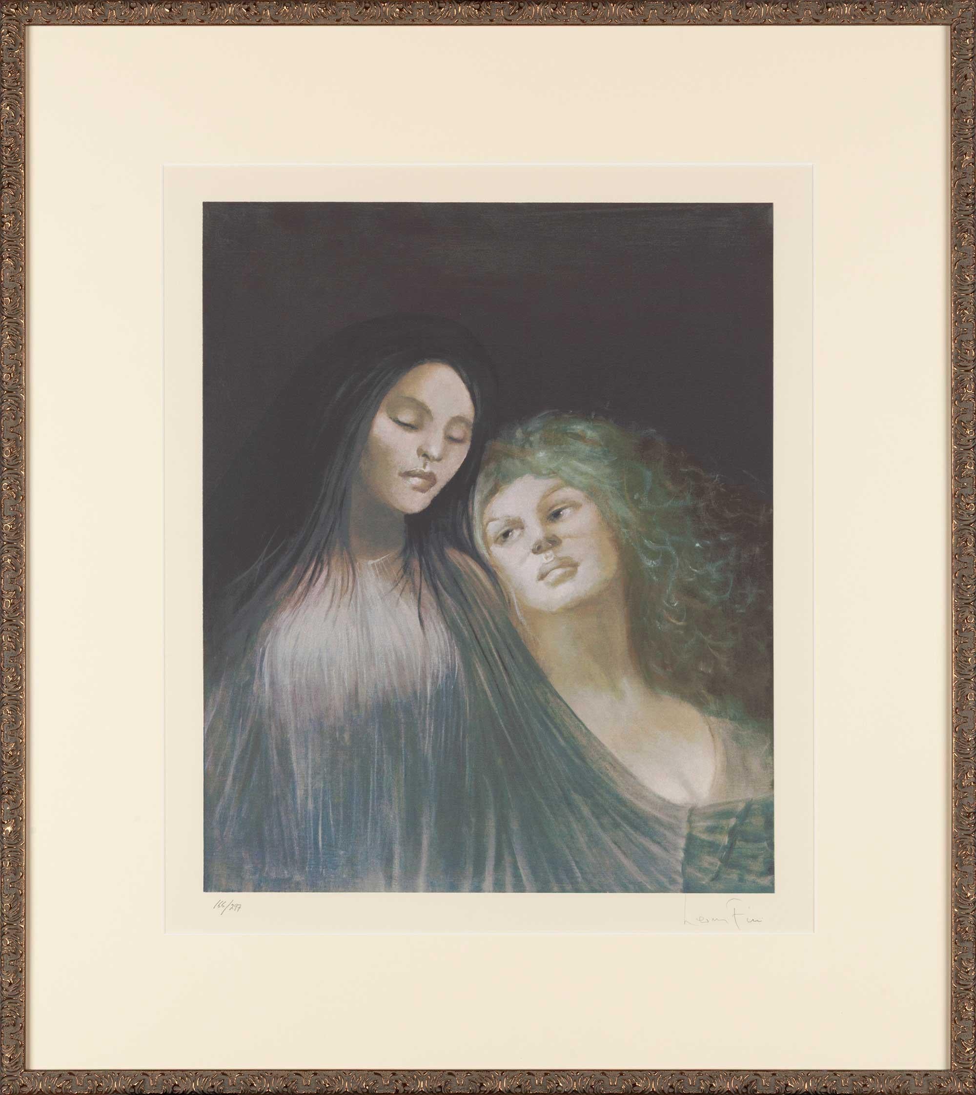 Leonor Fini Portrait Print - Adoration