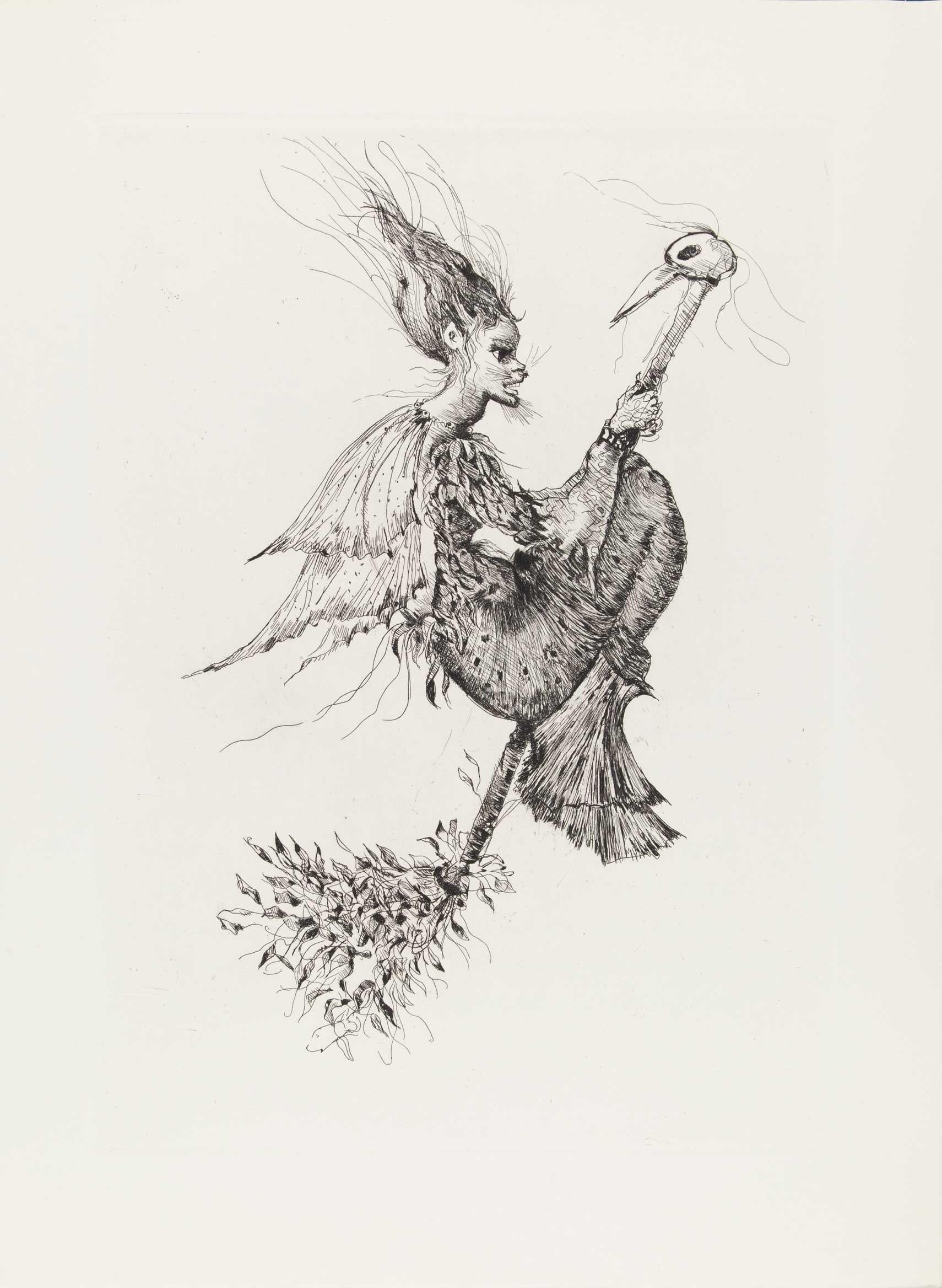 Leonor Fini Portrait Print - Anagrom