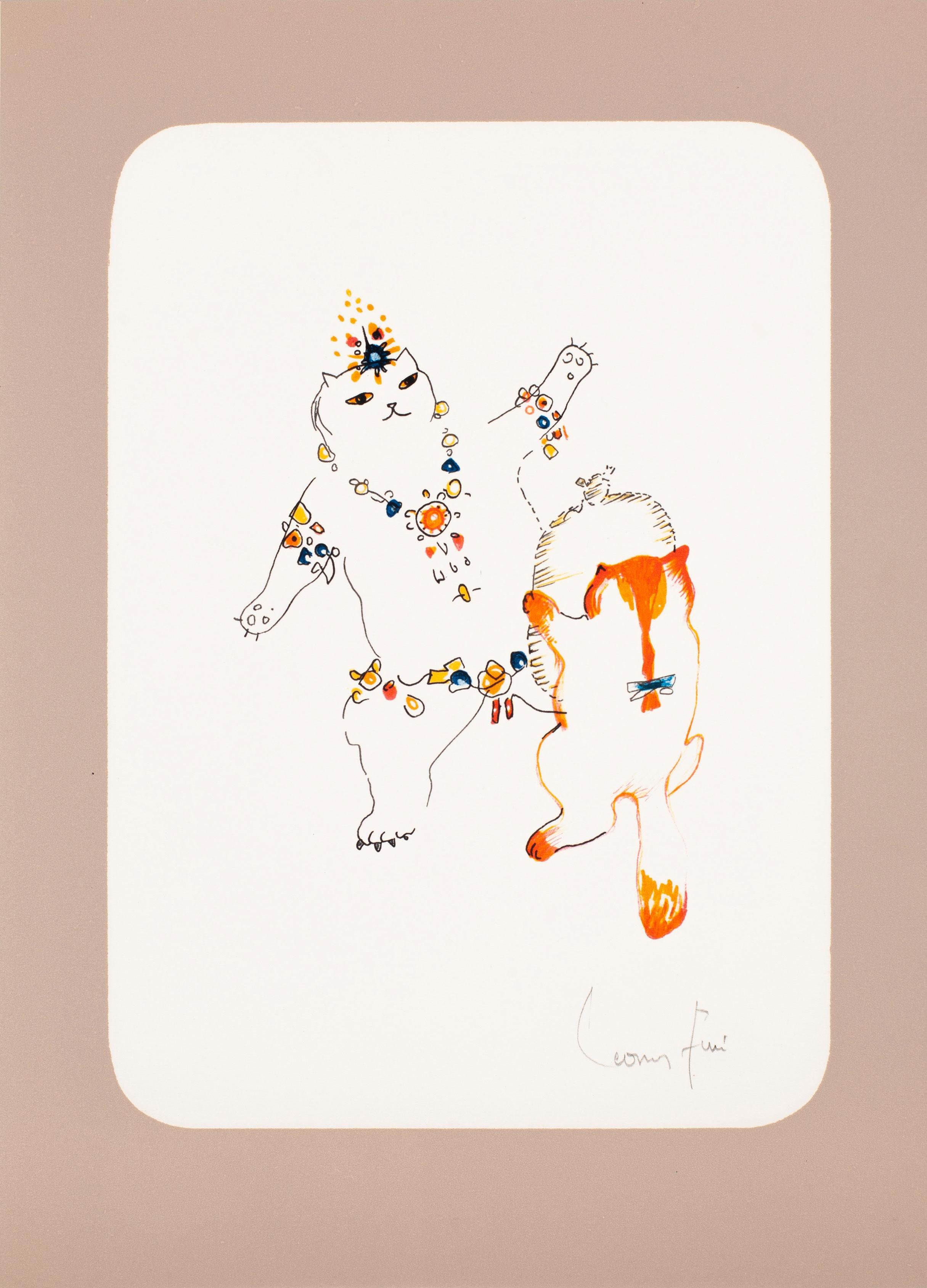 Leonor Fini Animal Print – Bejeweled-Katzen