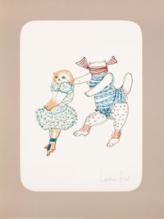 Vintage Cats and Blindfold