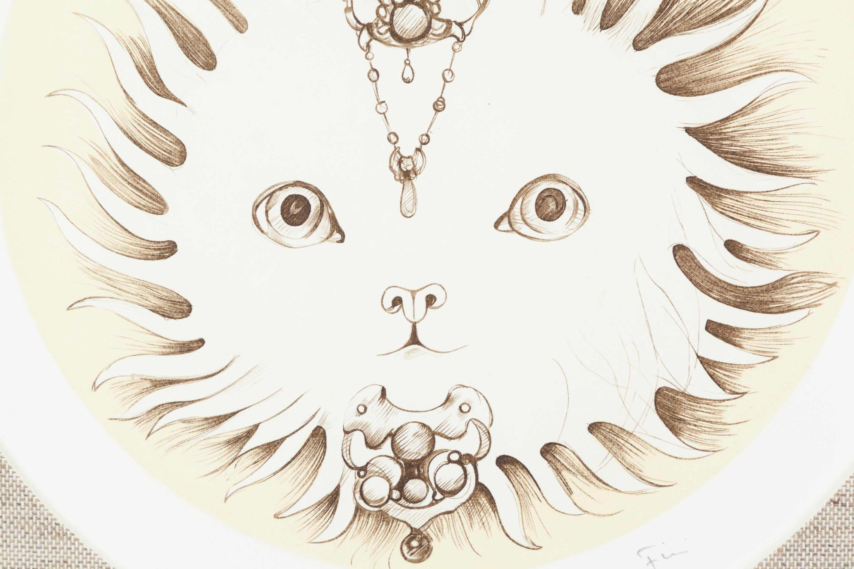 Leonor Fini (Argentine-French, 1907 - 1996) was an independent and visionary artist whose work defied categorization within Surrealism, despite her association with its key figures in 1930s Paris. Born in Buenos Aires, Argentina, and raised in