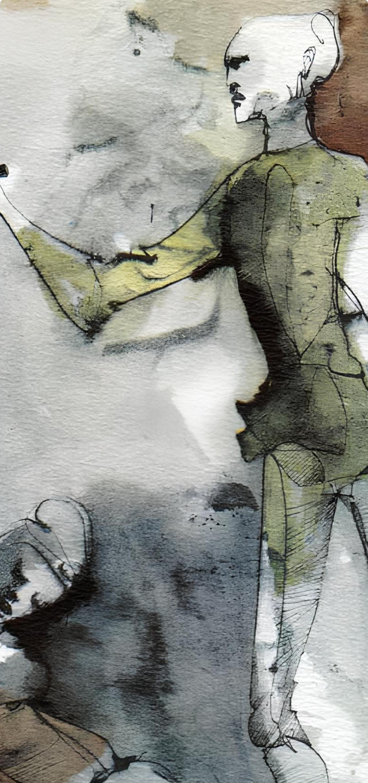 Komposition, Histoire d'O, Léonor Fini – Print von Leonor Fini