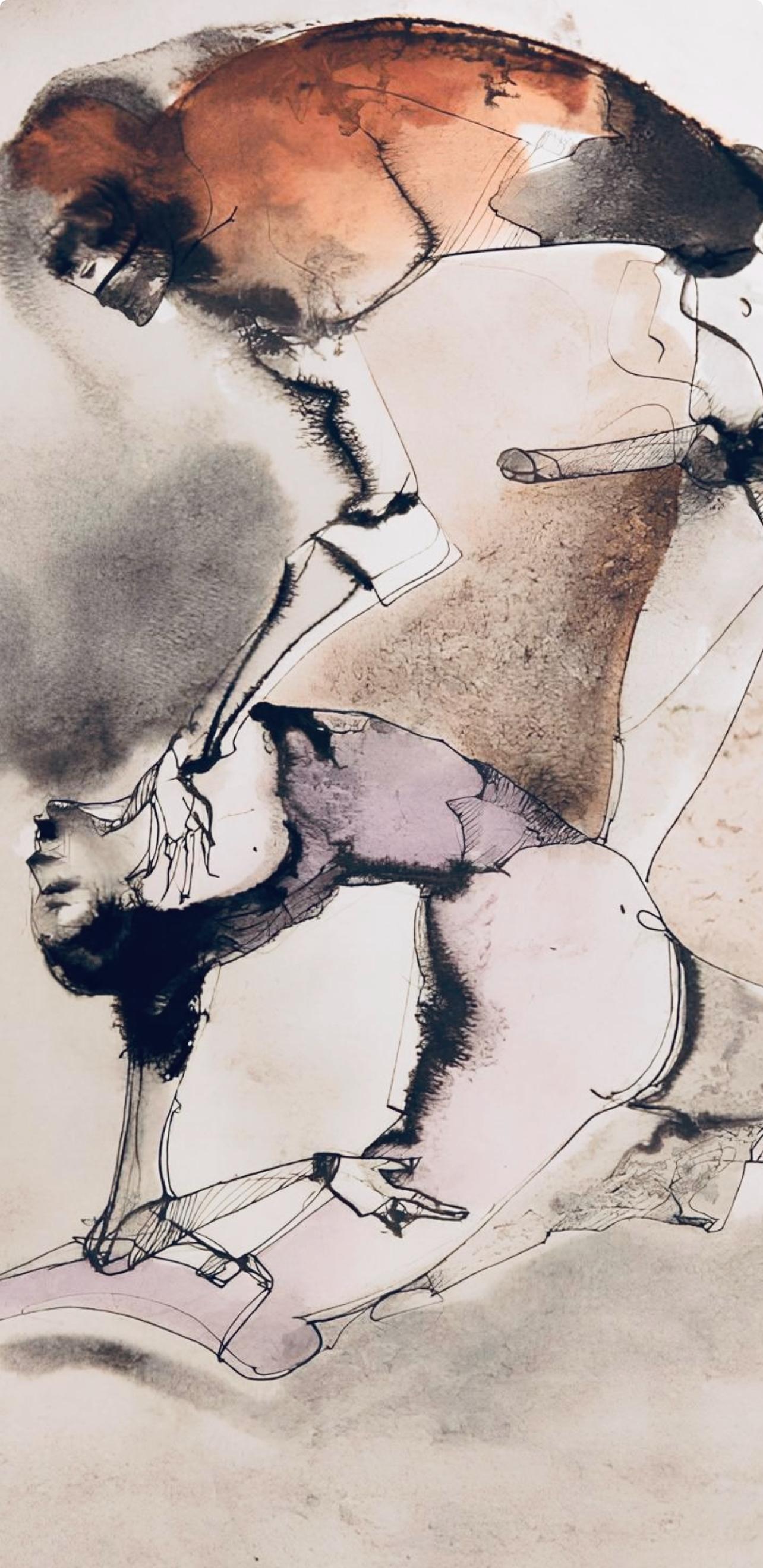 Composition, Histoire d'O, Léonor Fini - Print by Leonor Fini
