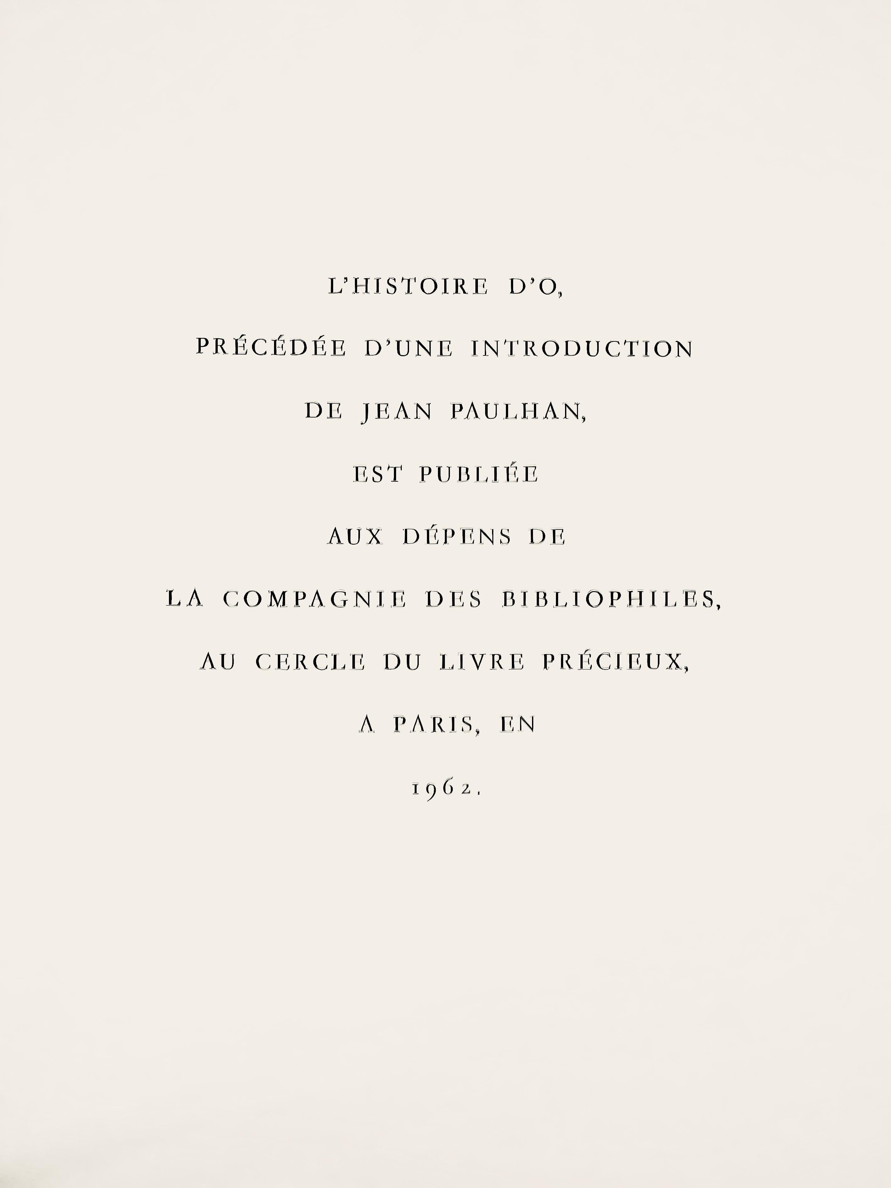 Composition, Histoire d'O, Léonor Fini For Sale 1