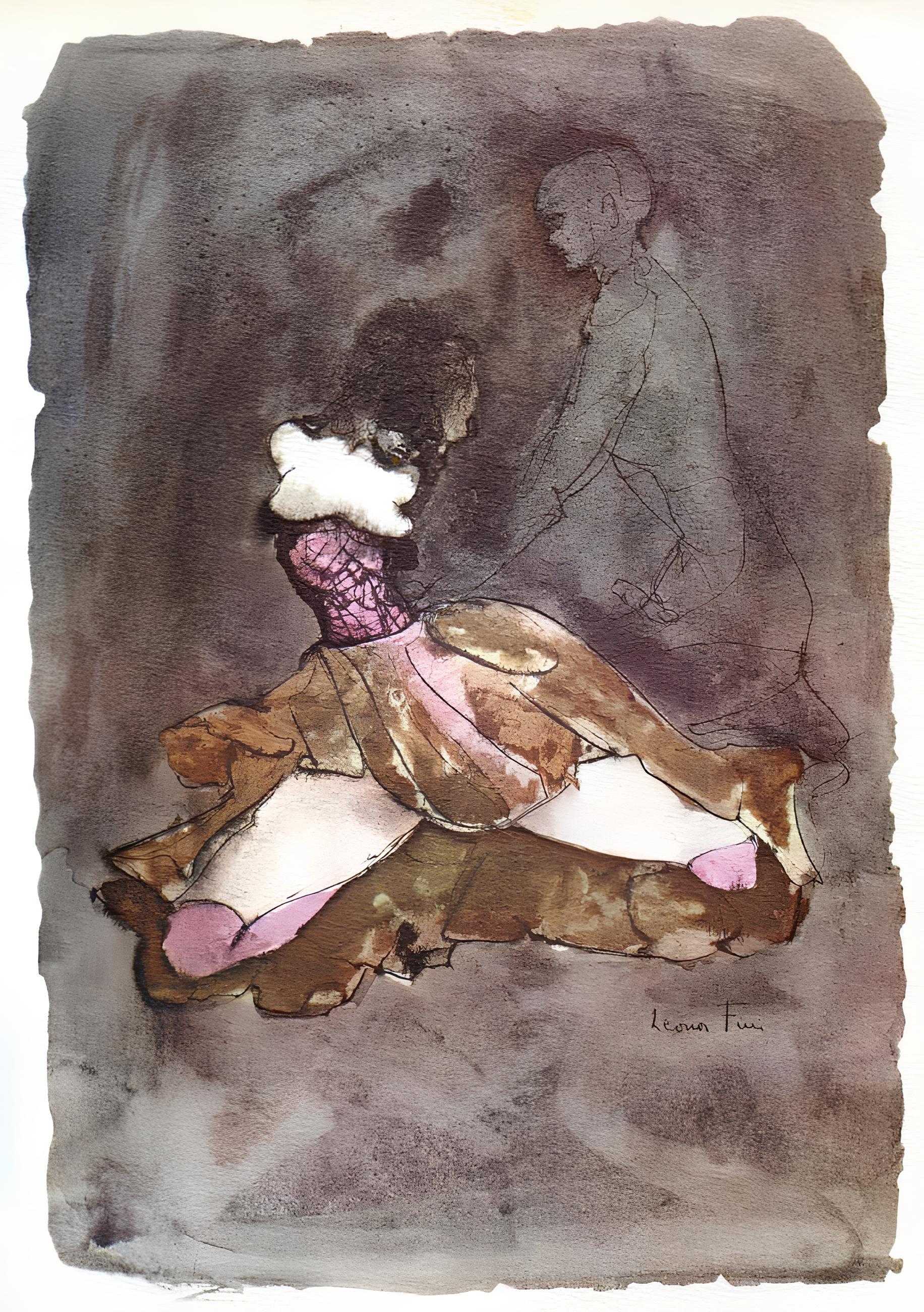 Figurative Print Leonor Fini - Composition, Histoire d'O, Léonor Fini
