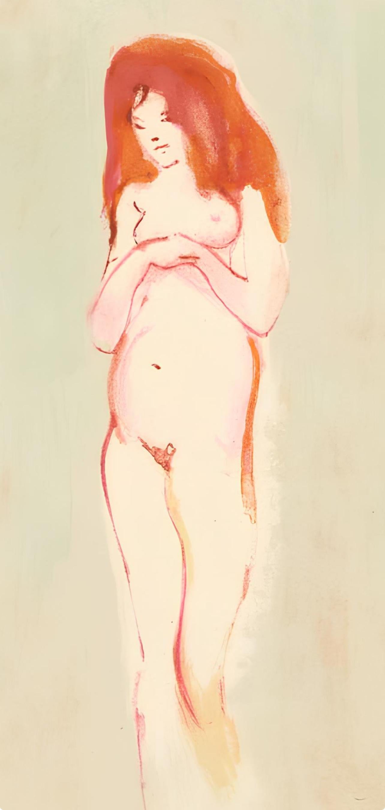 Composition, Parallèlement, Léonor Fini - Print de Leonor Fini