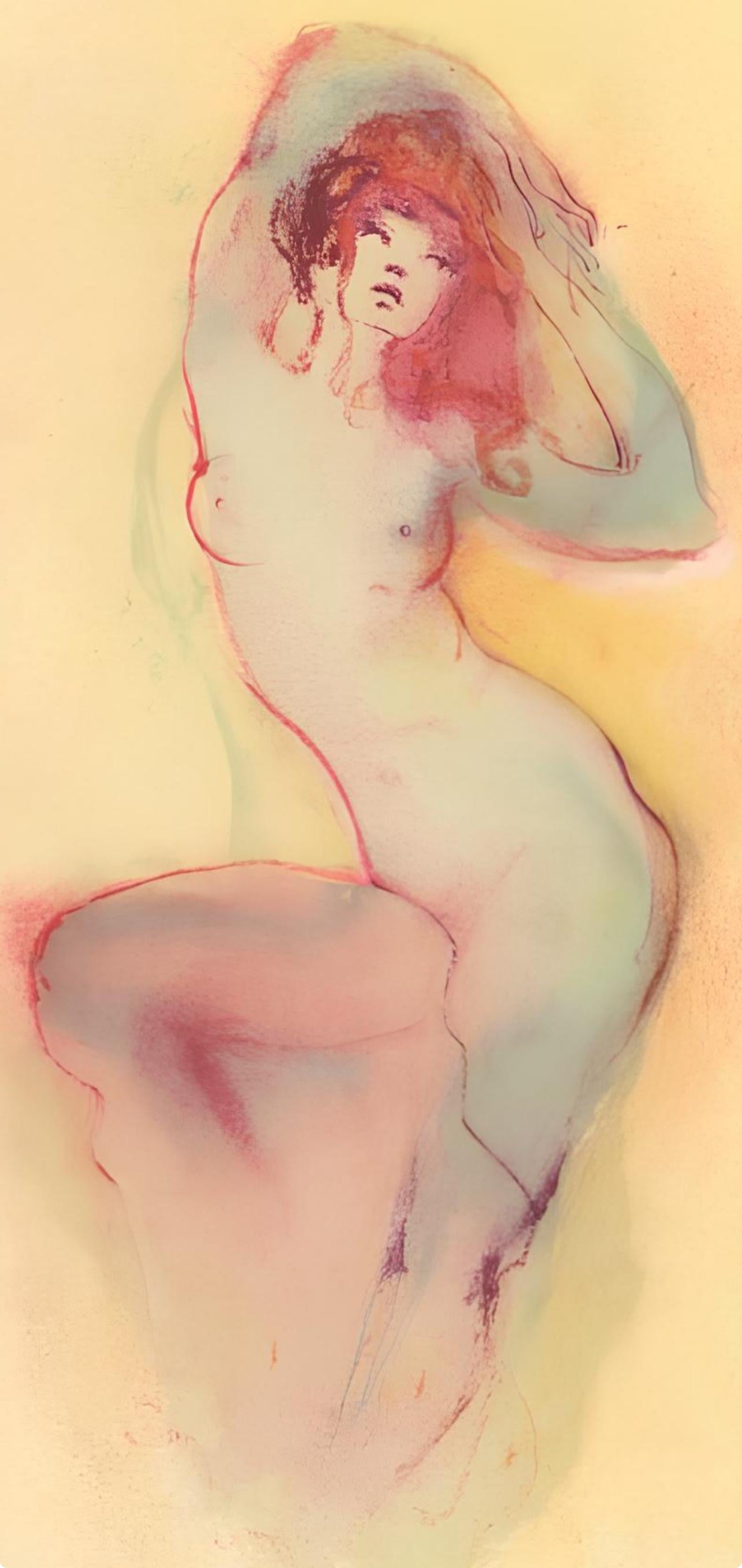 Composition, Parallèlement, Léonor Fini - Print by Leonor Fini