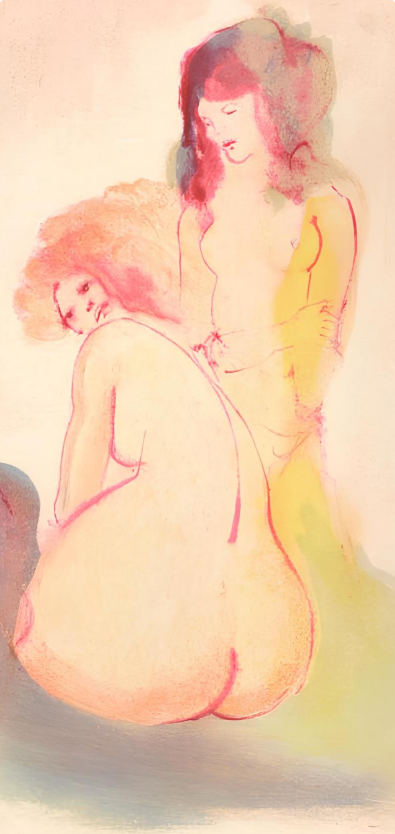 Composition, Parallèlement, Léonor Fini - Print by Leonor Fini