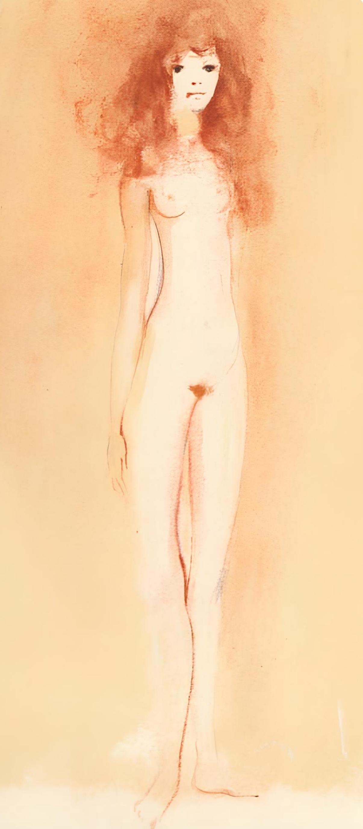 Composition, Parallèlement, Léonor Fini - Print de Leonor Fini