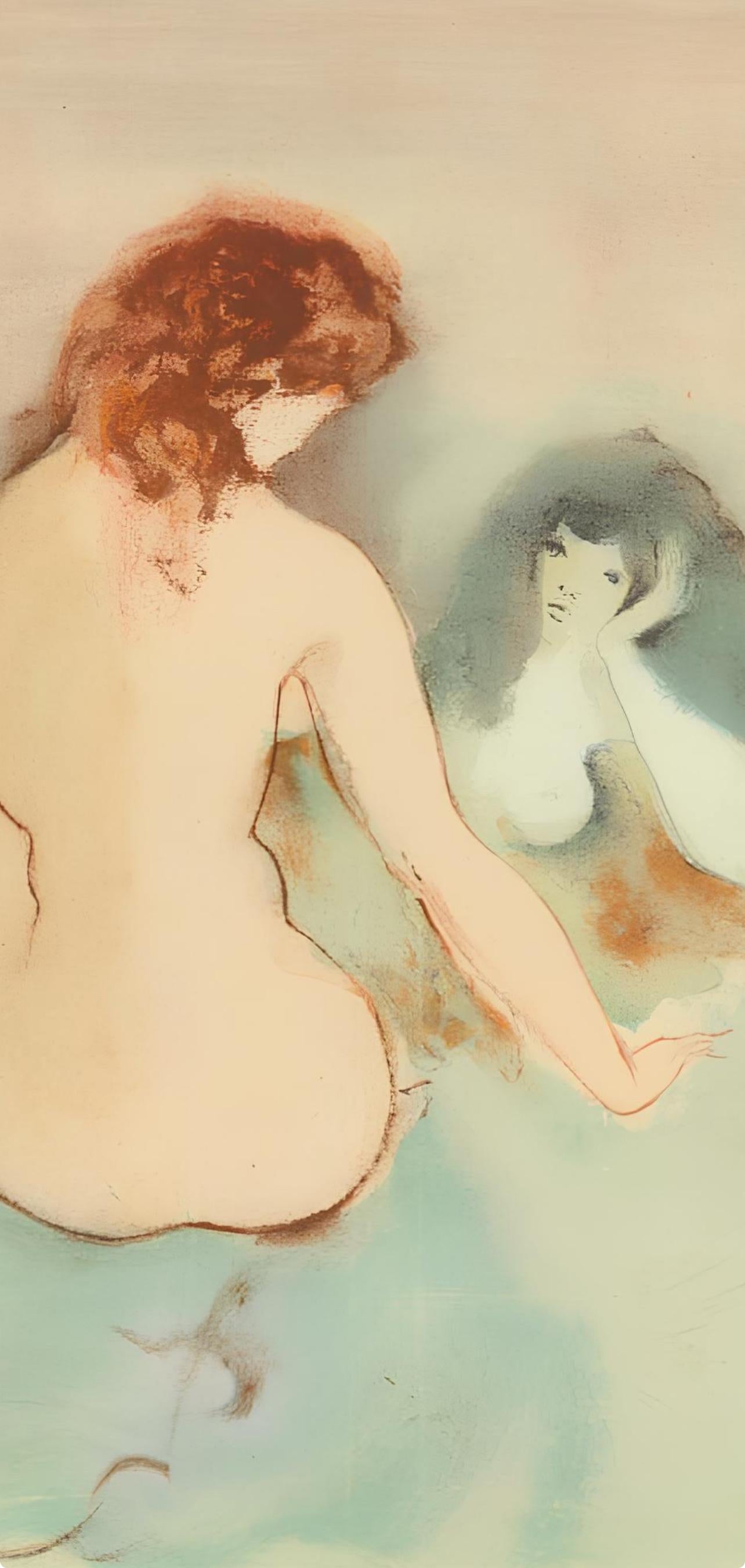 Composition, Parallèlement, Léonor Fini - Print by Leonor Fini