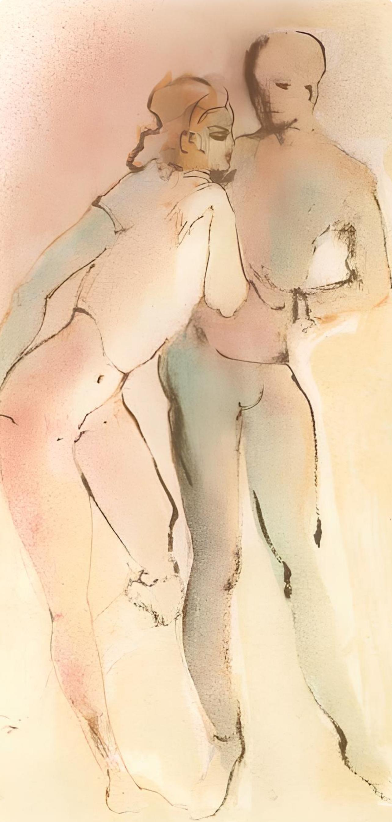 Composition, Parallèlement, Léonor Fini - Print by Leonor Fini