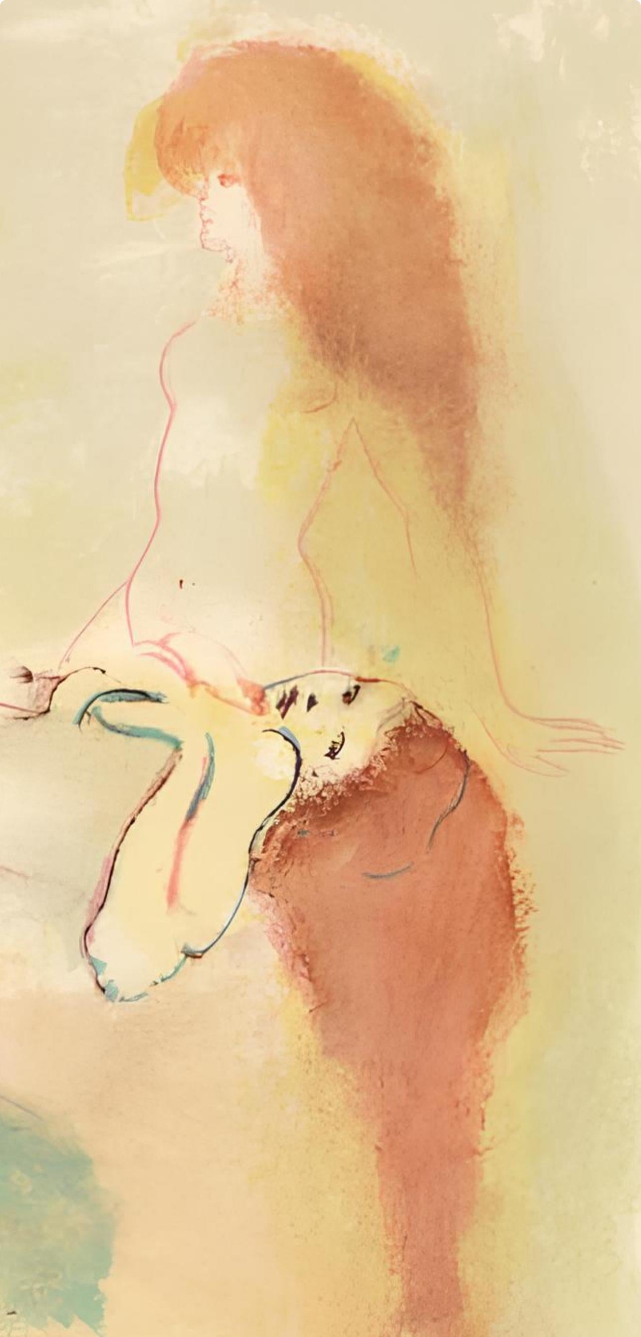 Composition, Parallèlement, Léonor Fini - Print by Leonor Fini
