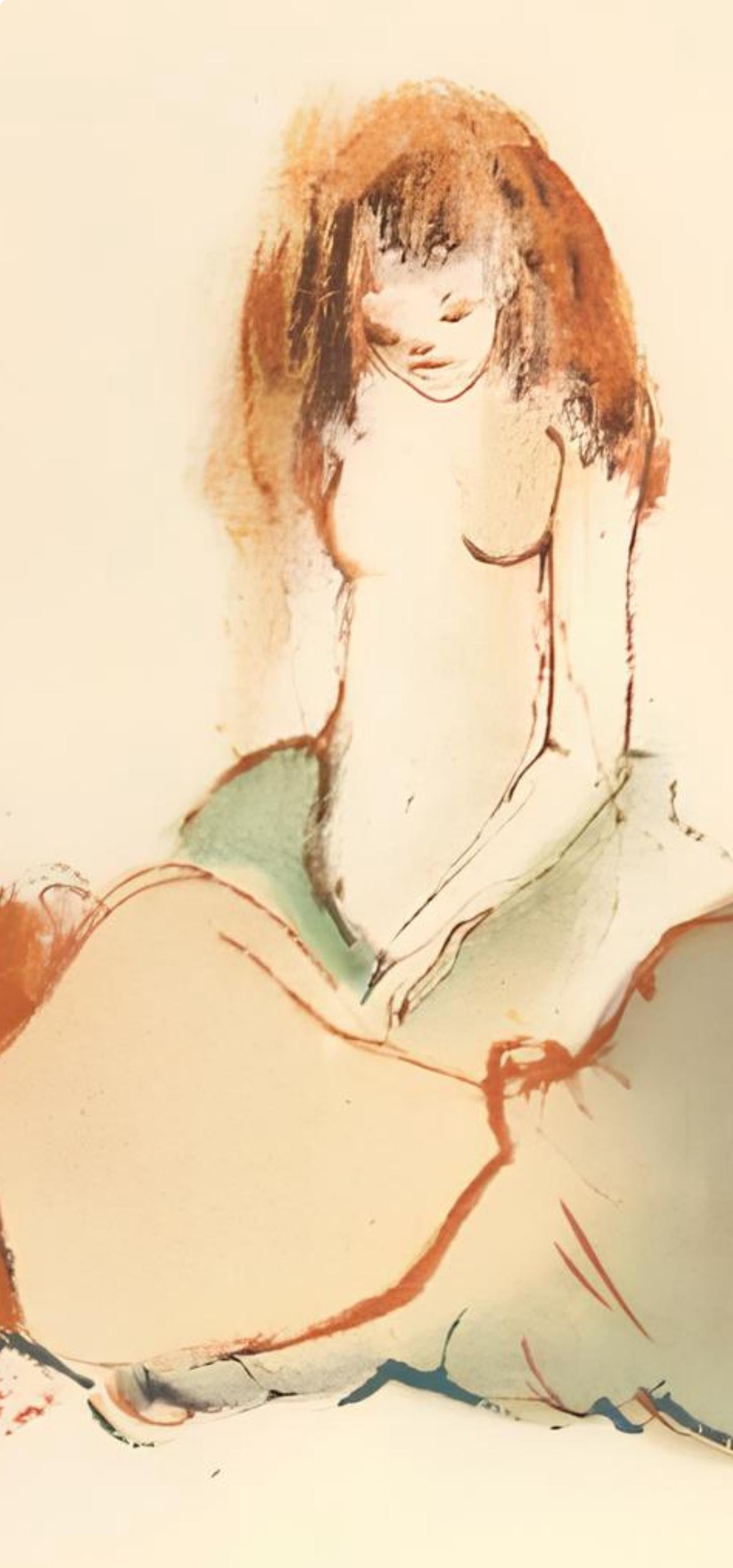 Composition, Parallèlement, Léonor Fini - Print by Leonor Fini