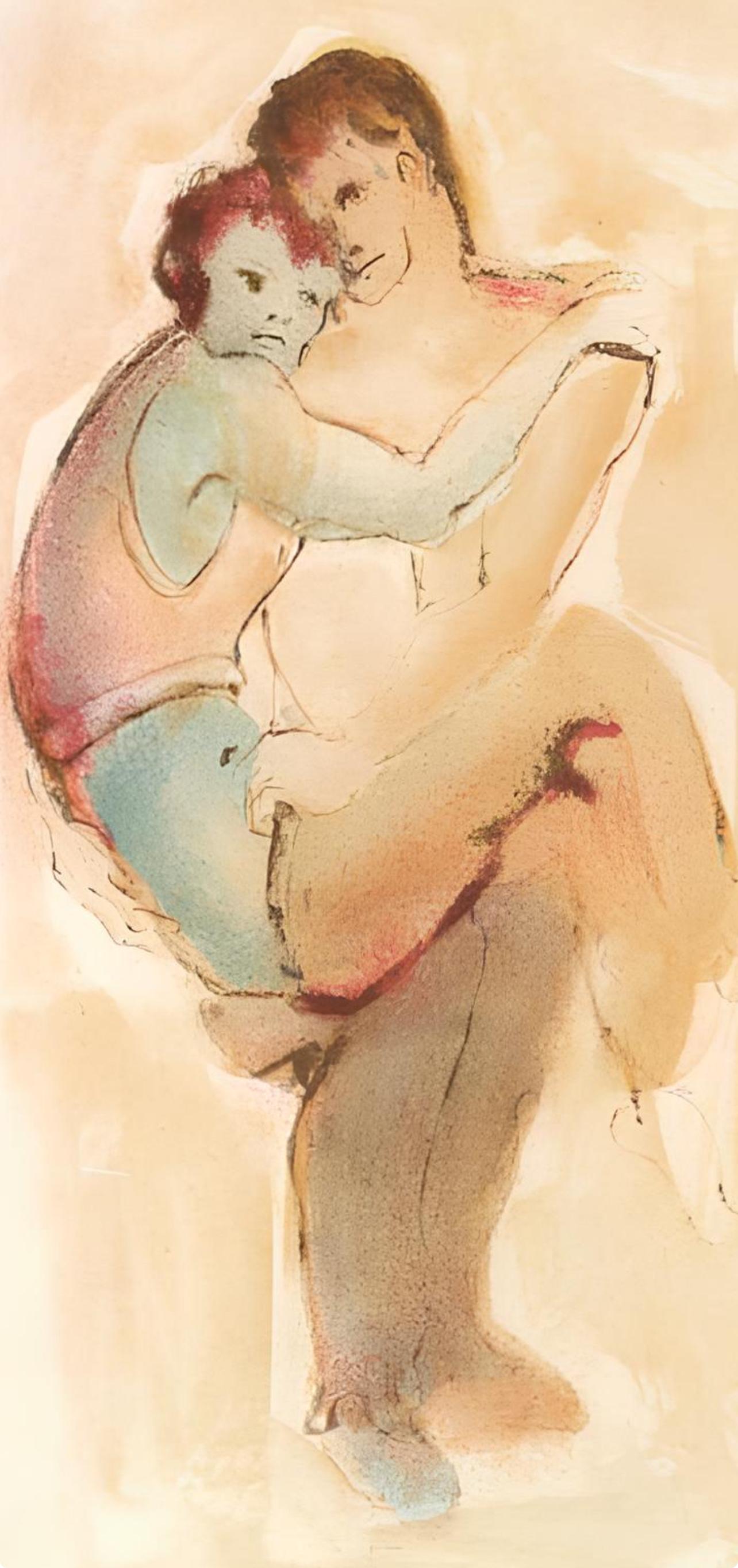 Composition, Parallèlement, Léonor Fini - Print by Leonor Fini