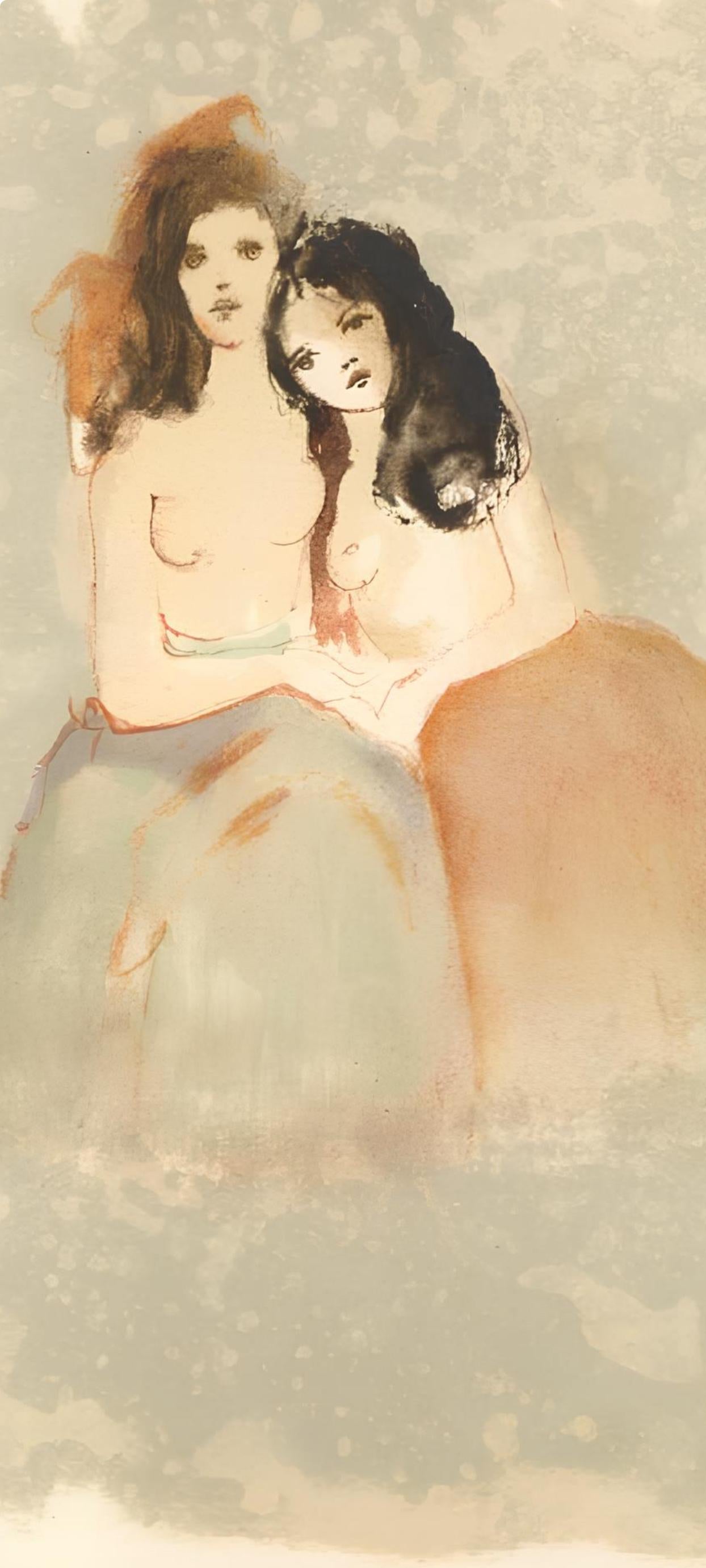 Composition, Parallèlement, Léonor Fini - Print by Leonor Fini