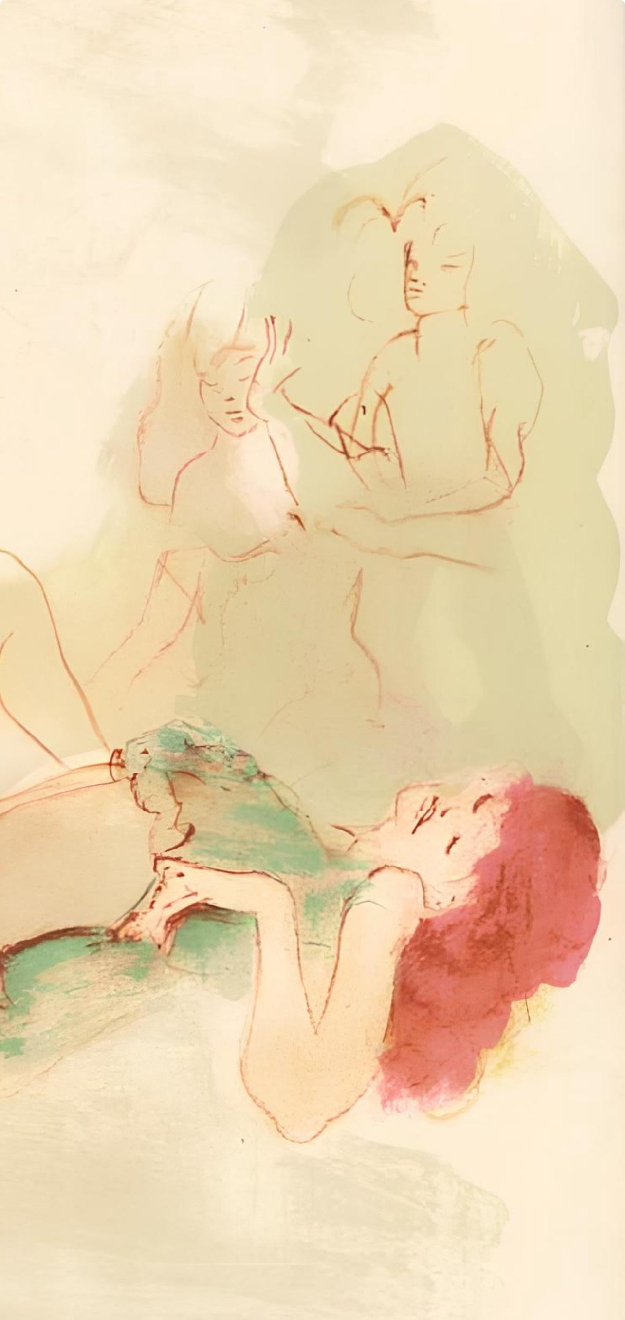 Composition, Parallèlement, Léonor Fini - Modern Print by Leonor Fini