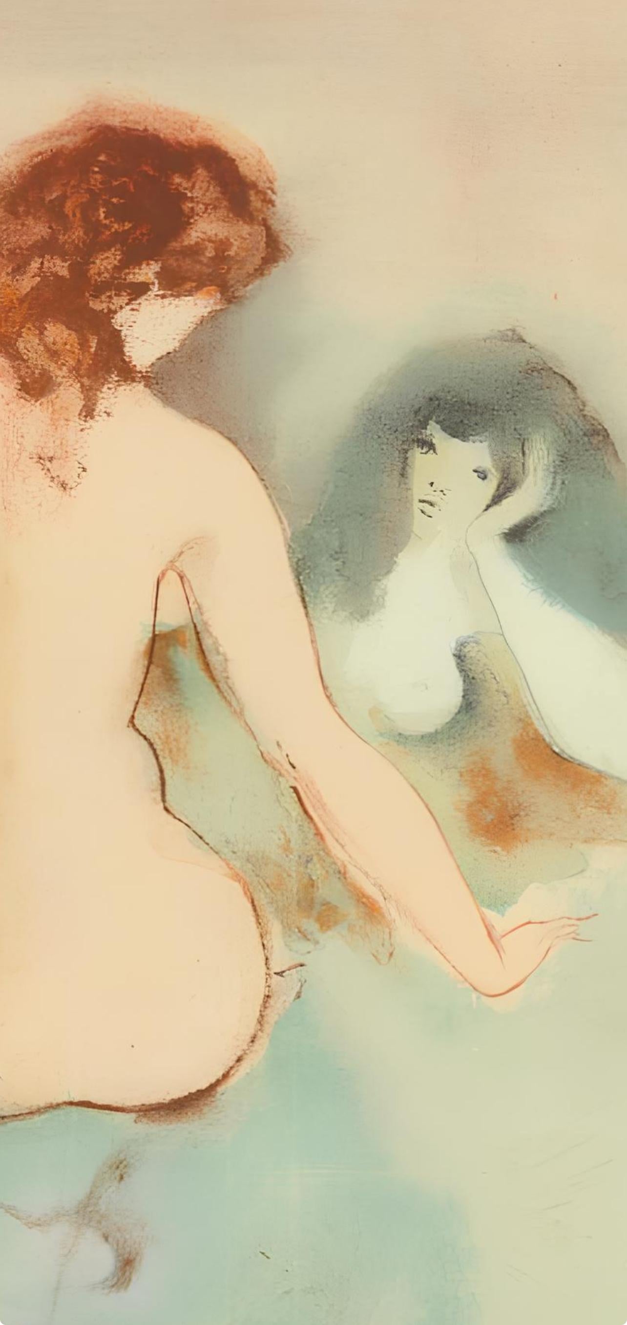 Composition, Parallèlement, Léonor Fini - Modern Print by Leonor Fini
