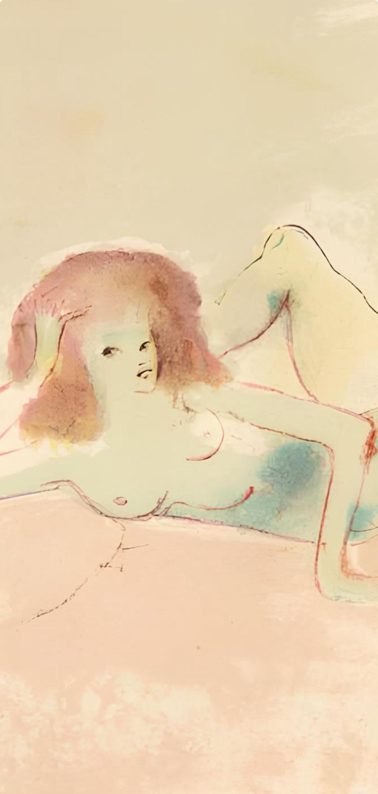Composition, Parallèlement, Léonor Fini - Modern Print by Leonor Fini