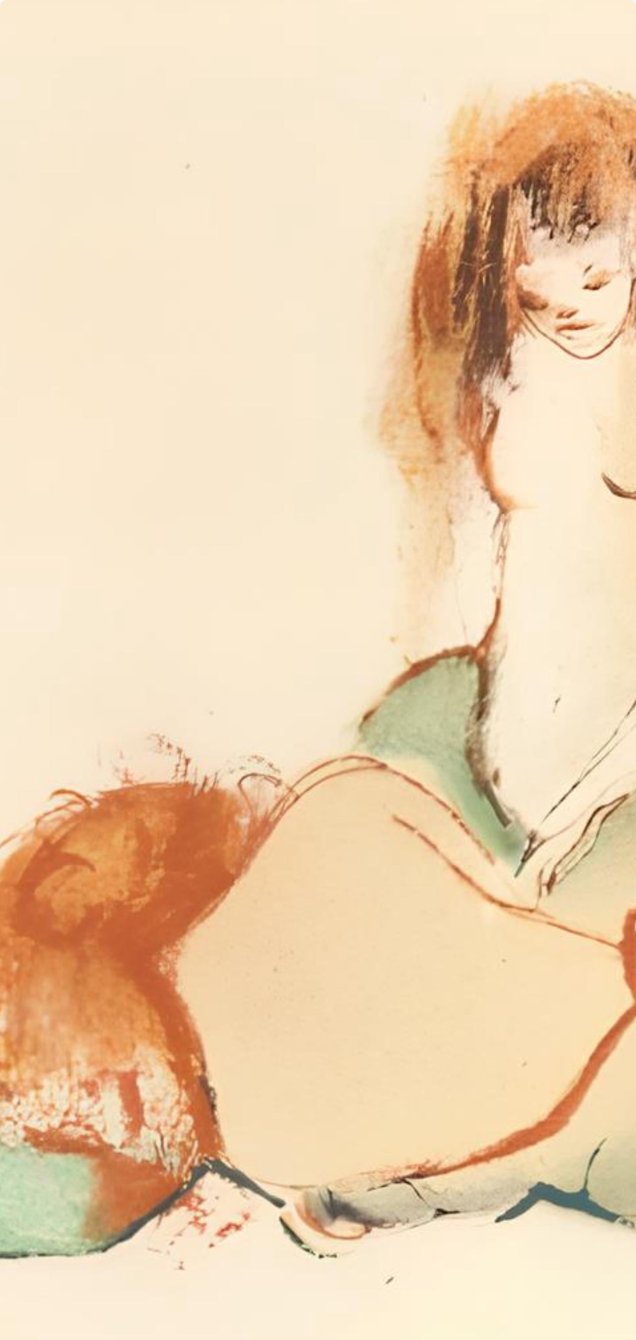 Composition, Parallèlement, Léonor Fini - Modern Print by Leonor Fini