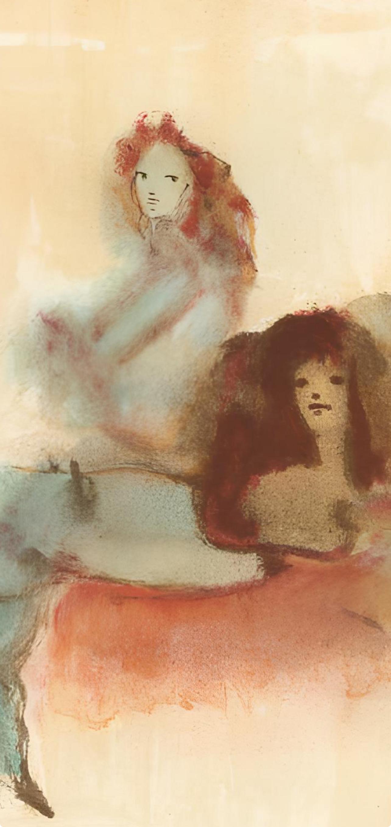 Composition, Parallèlement, Léonor Fini - Modern Print by Leonor Fini