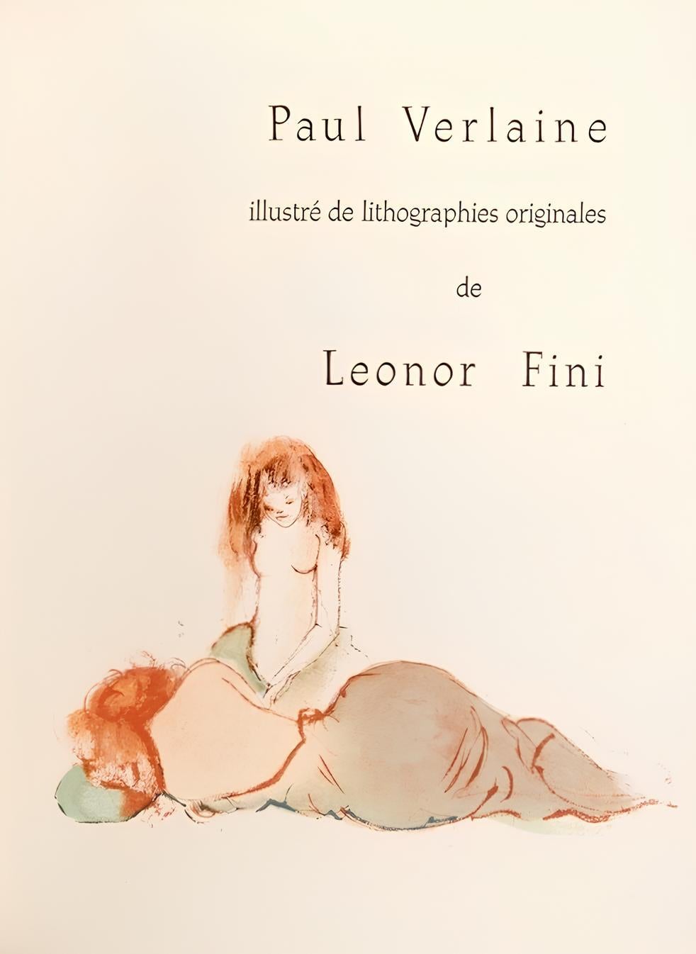 Lithograph on grand vélin d'Arches paper. Inscription: unsigned and unnumbered, as issued. Good condition, with centerfold, as issued. Notes: from the folio, Parallèlement, Illustré de lithographies originales de Leonor Fini, 1969. Published and