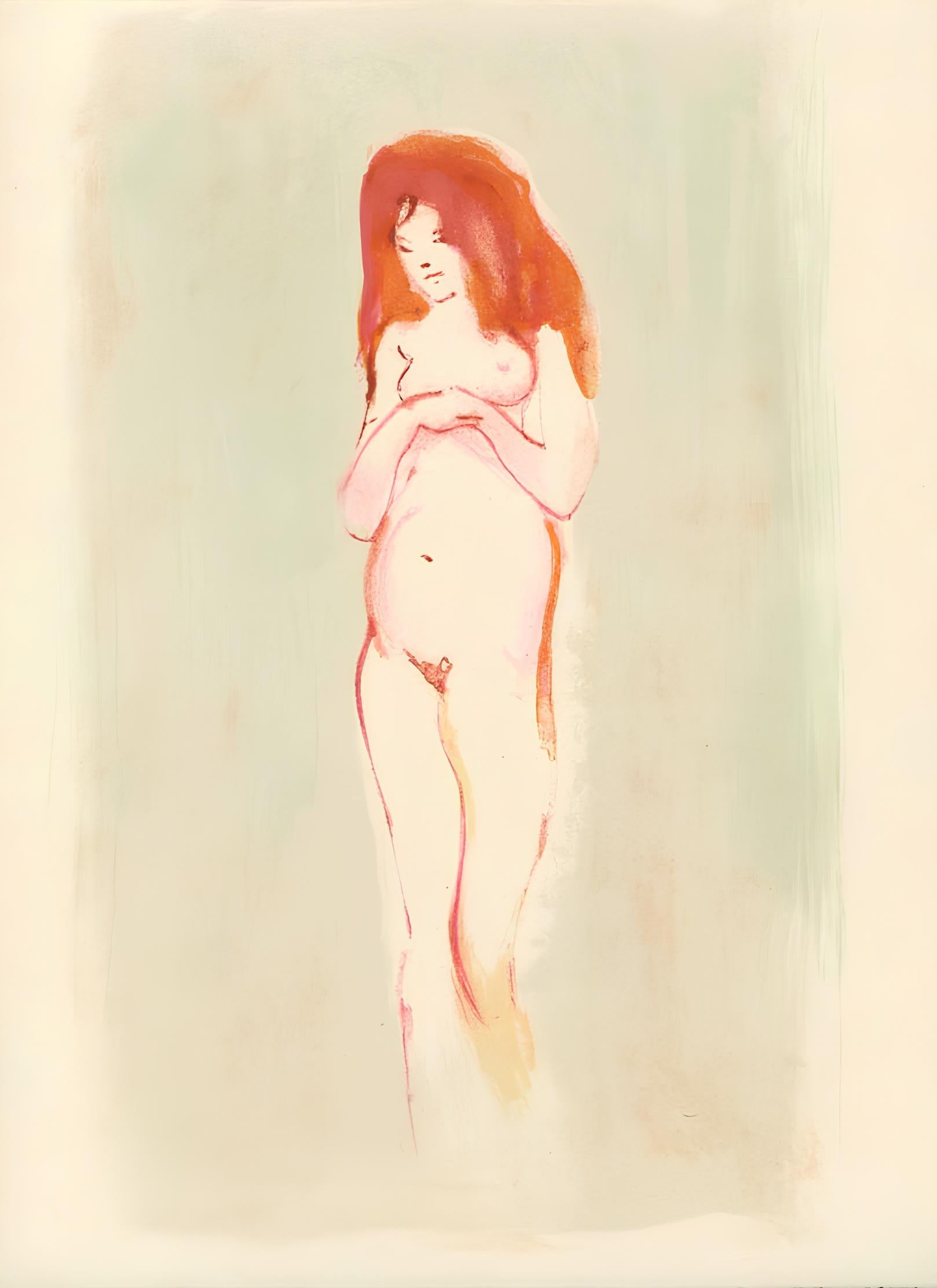 Figurative Print Leonor Fini - Composition, Parallèlement, Léonor Fini