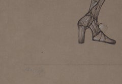 Courtesans, Signed Surrealist Etching by Leonor Fini