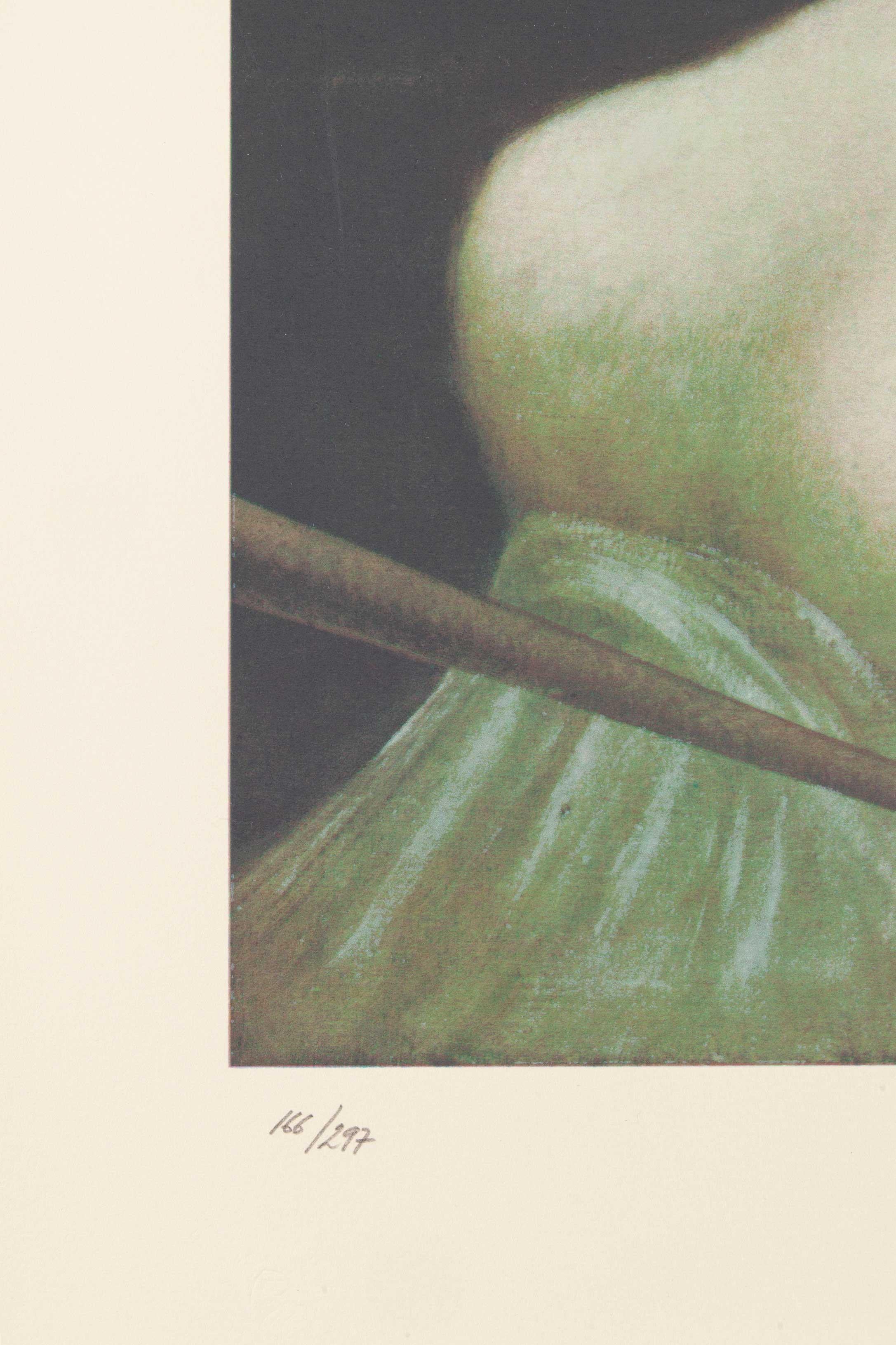 Ecstasy - Beige Portrait Print by Leonor Fini