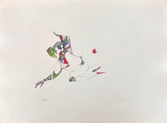 Enrichie de narines - Litografía numerada firmada a mano Leonor Fini Surrealista, 1975