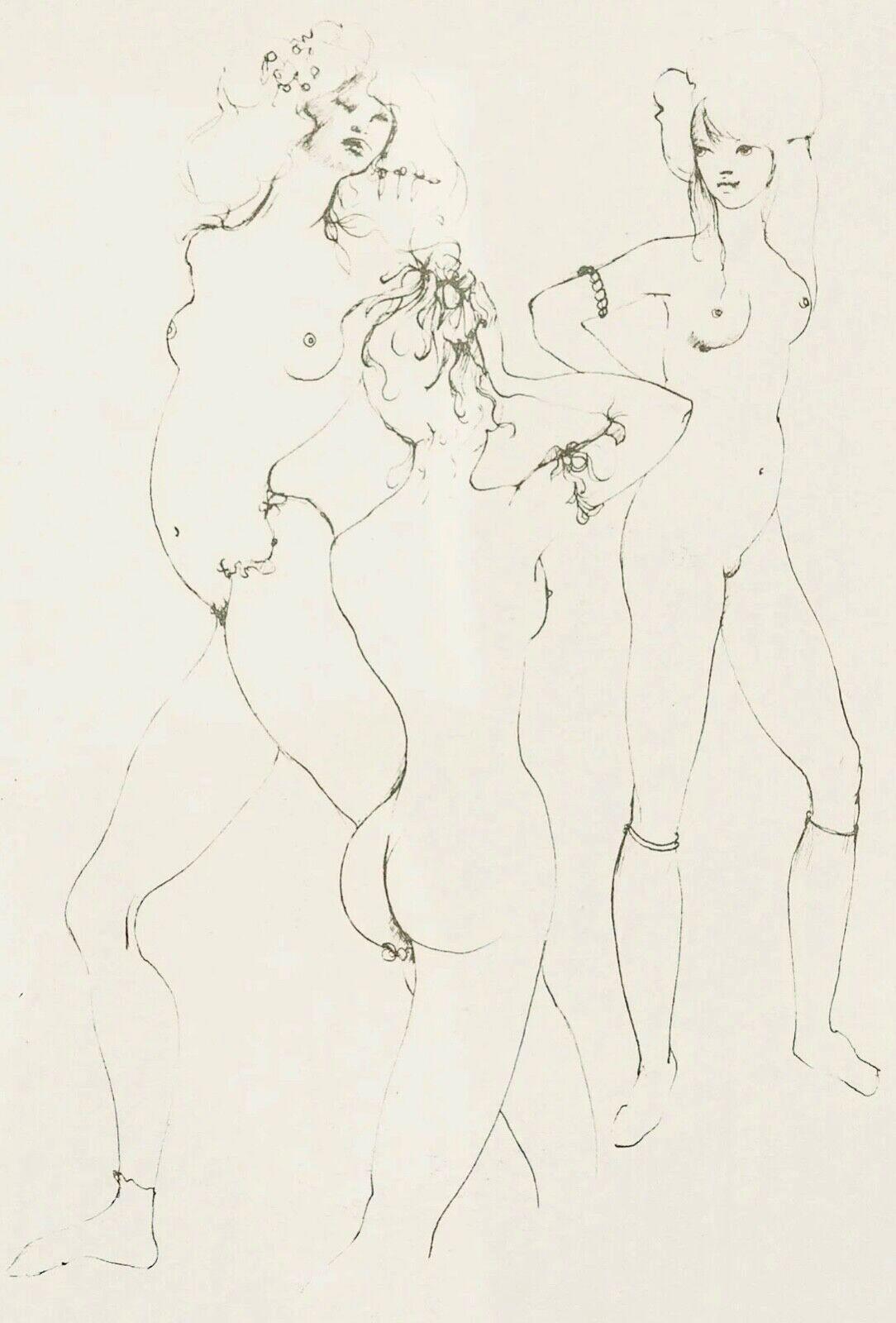 Leonor Fini Nude Print - Erotica