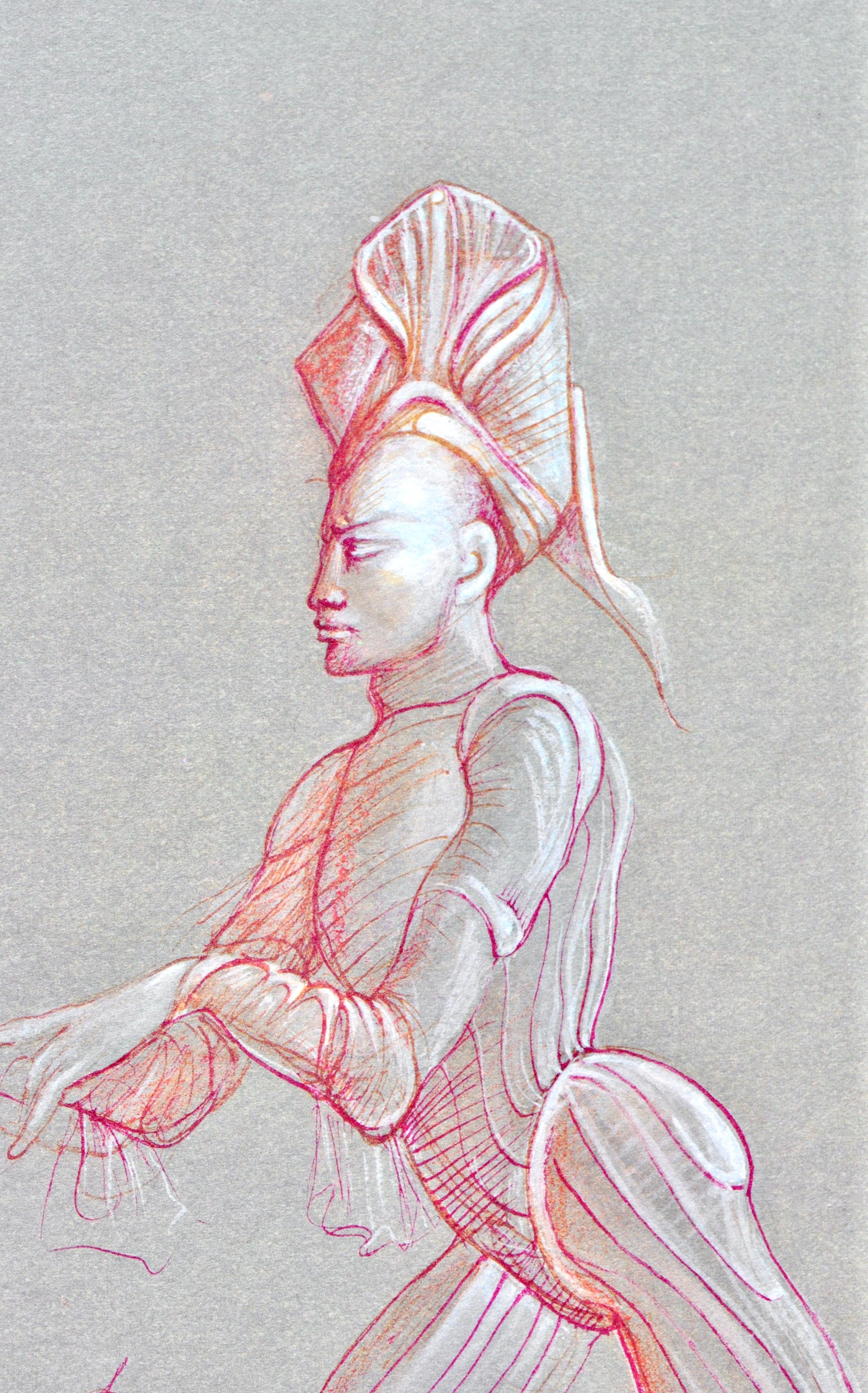 Fini, Composizione, Fruits de la Passion, XXe siècle (dopo) - Print di Leonor Fini