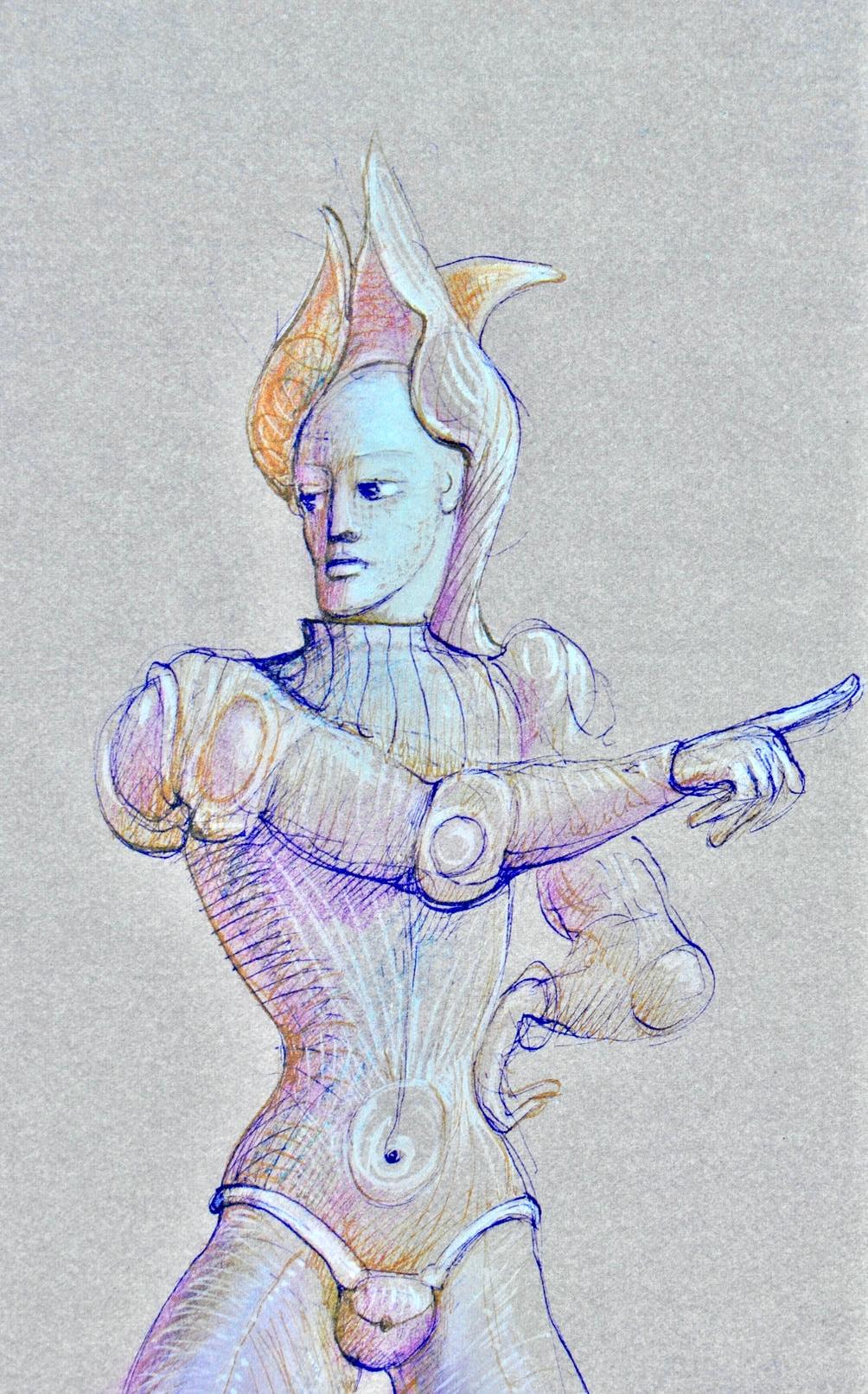 Fini, Composizione, Fruits de la Passion, XXe siècle (dopo) - Print di Leonor Fini