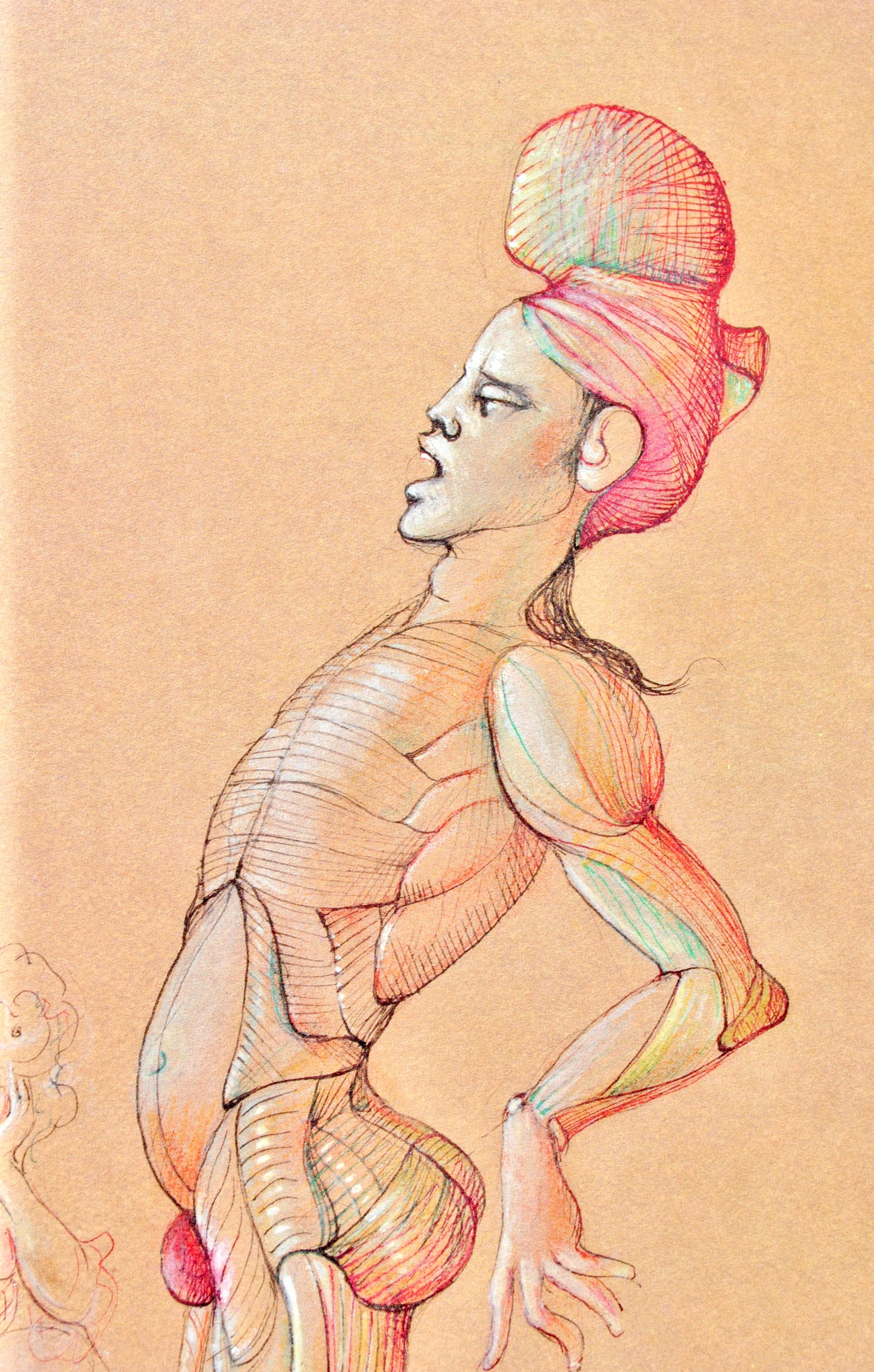 Fini, Composizione, Fruits de la Passion, XXe siècle (dopo) - Print di Leonor Fini
