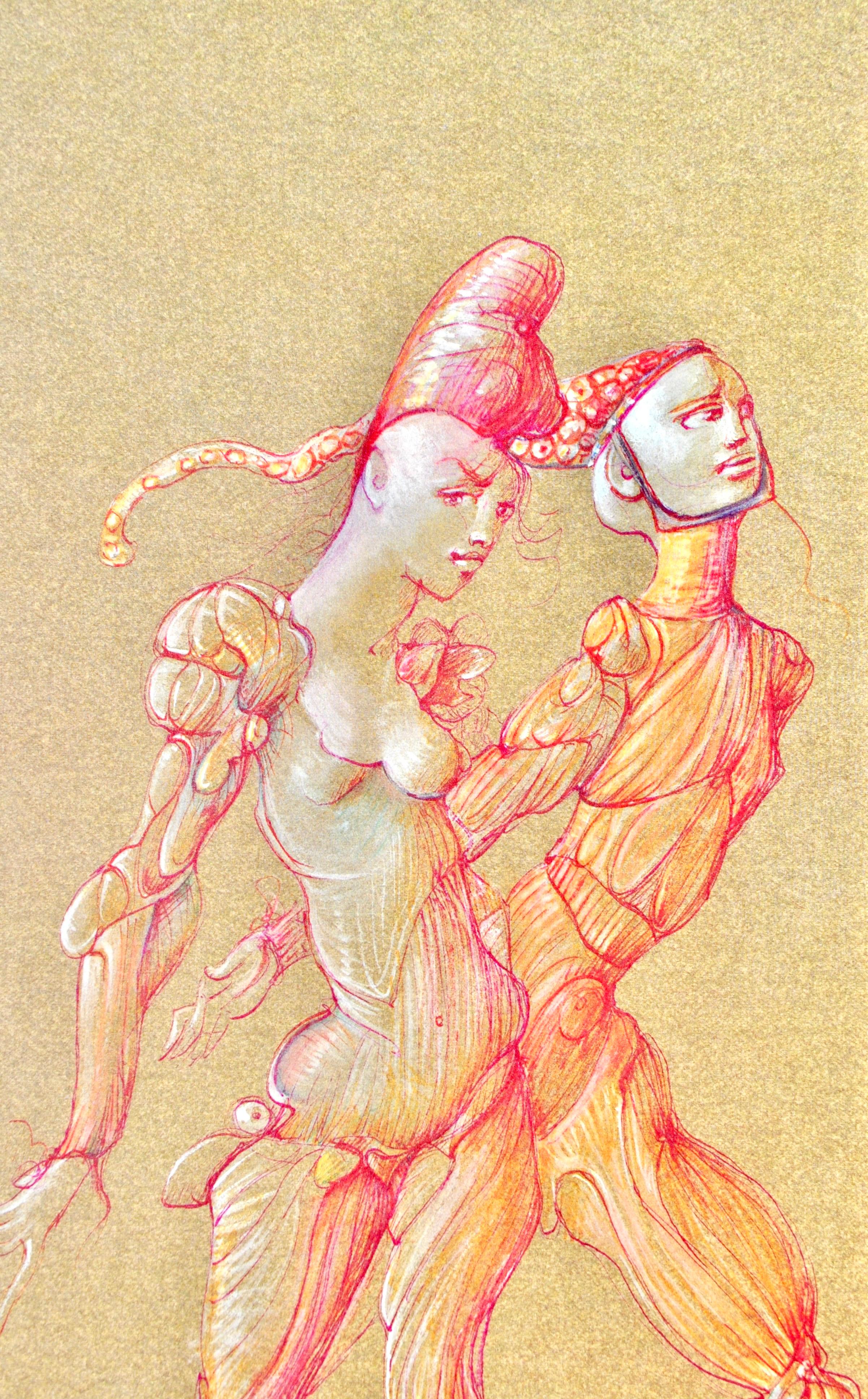 Fini, Composizione, Fruits de la Passion, XXe siècle (dopo) - Print di Leonor Fini