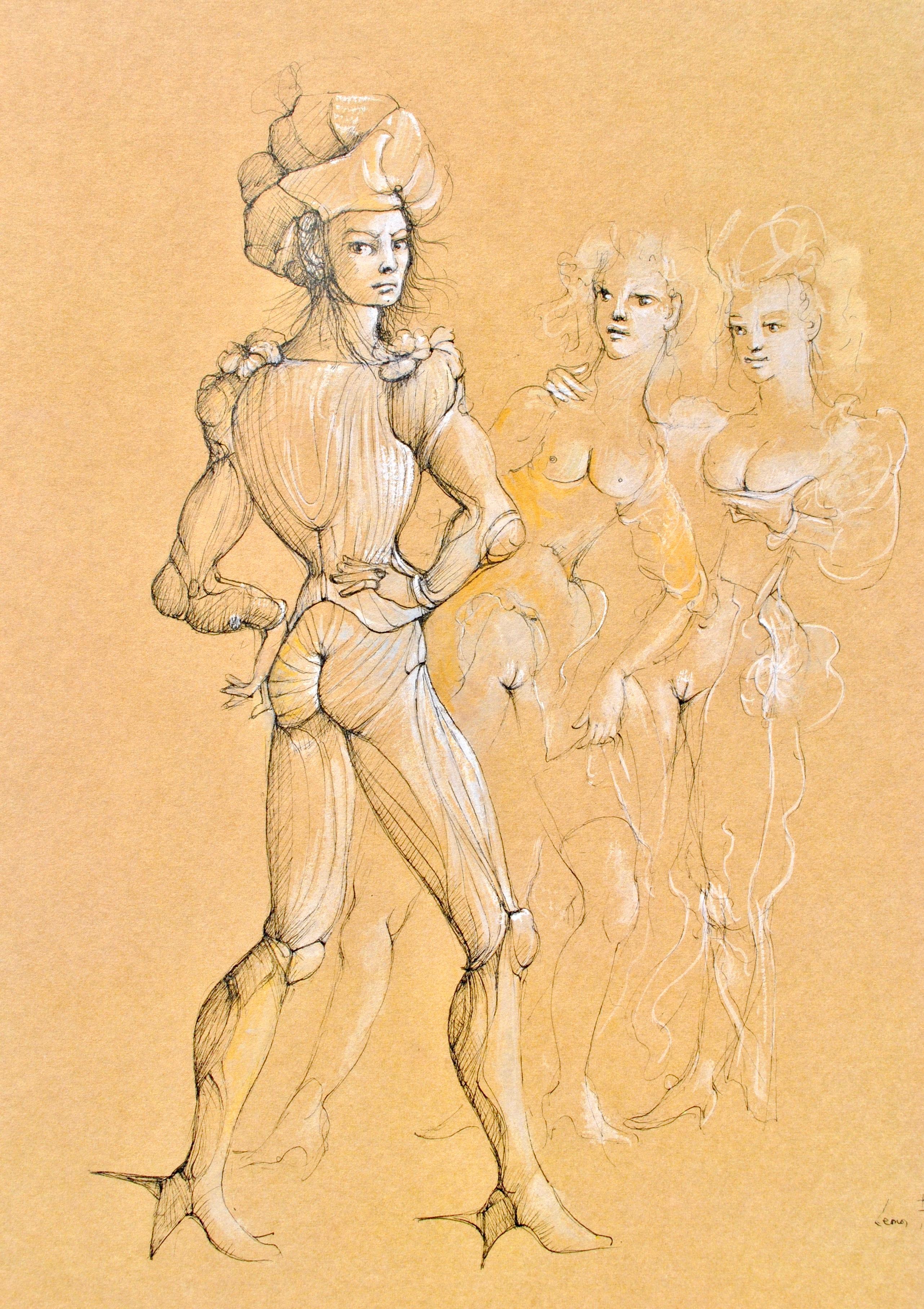 Fini, Composizione, Fruits de la Passion, XXe siècle (dopo) - Print di Leonor Fini