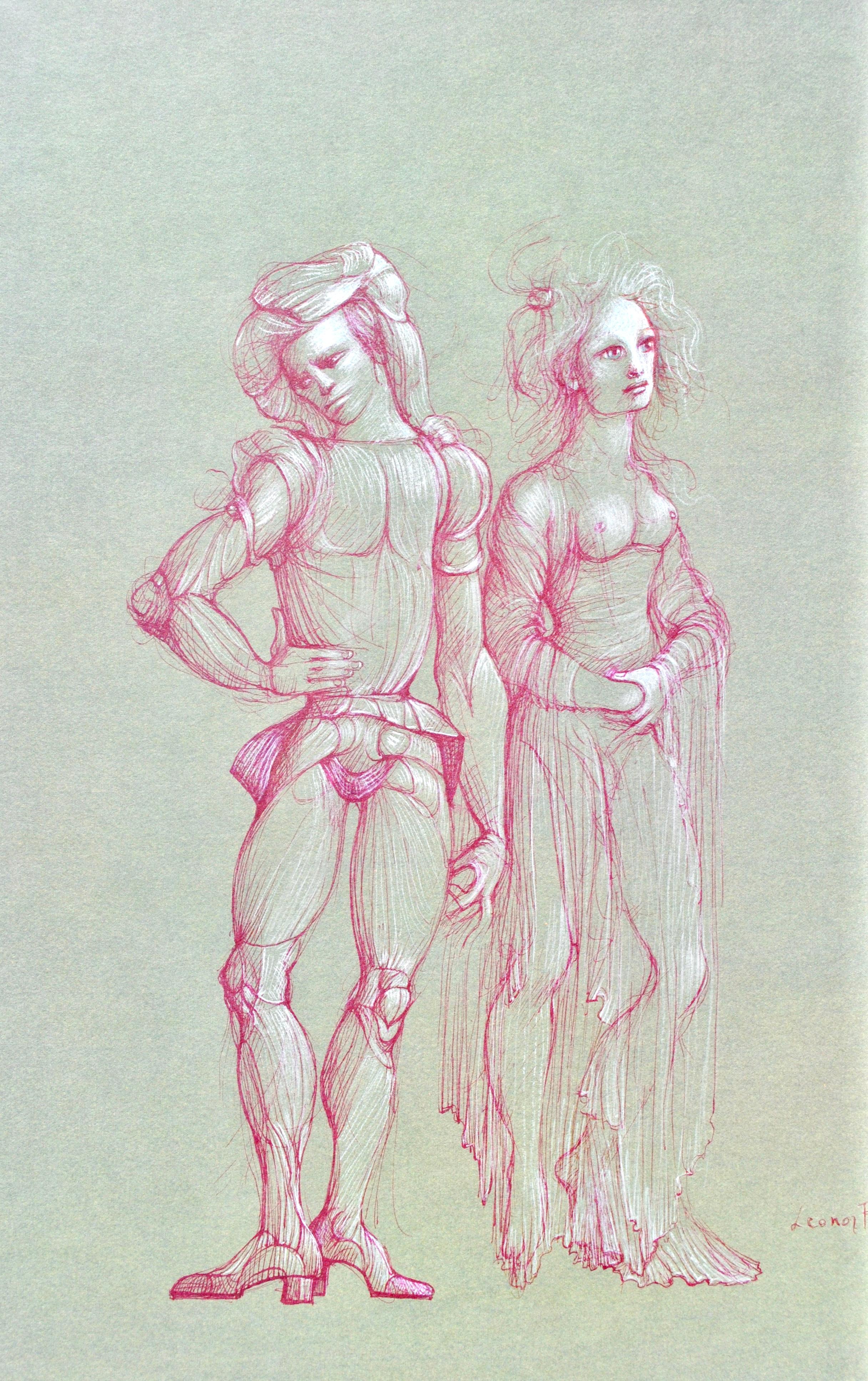 Fini, Composizione, Fruits de la Passion, XXe siècle (dopo) - Print di Leonor Fini