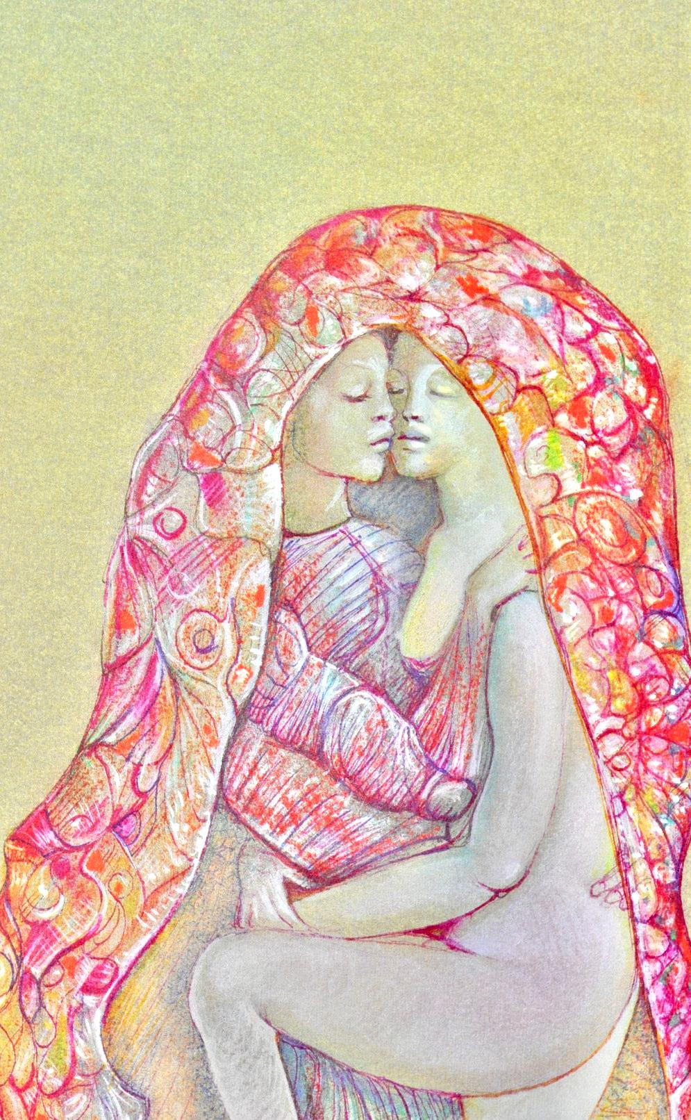 Fini, Composizione, Fruits de la Passion, XXe siècle (dopo) - Print di Leonor Fini
