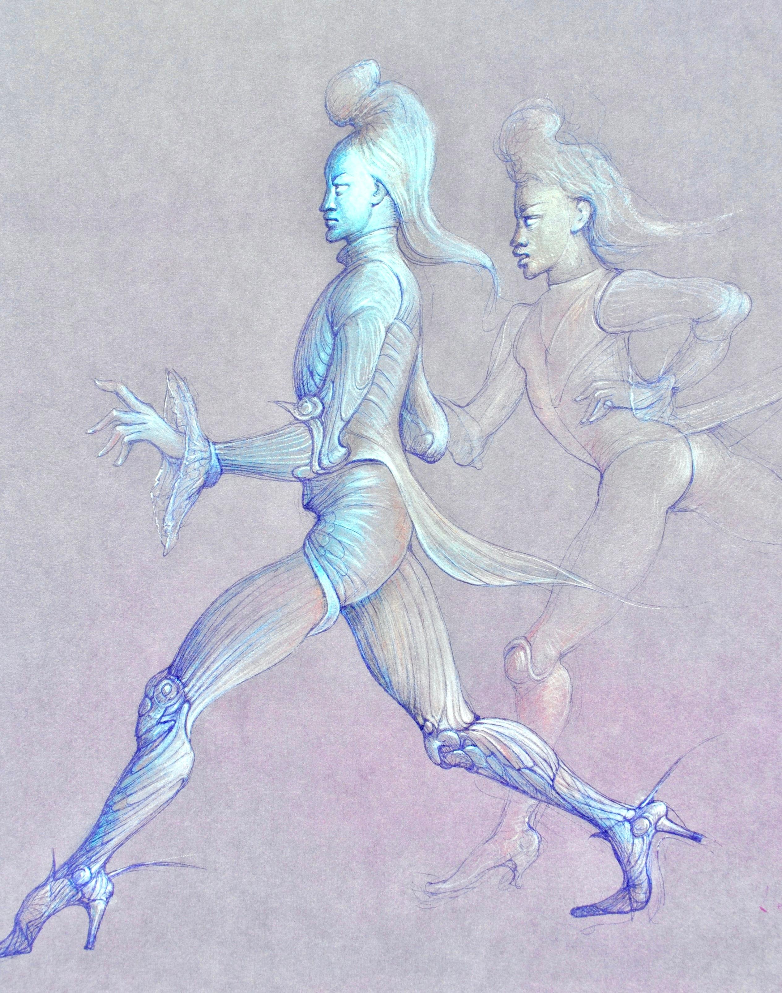 Fini, Composizione, Fruits de la Passion, XXe siècle (dopo) - Print di Leonor Fini