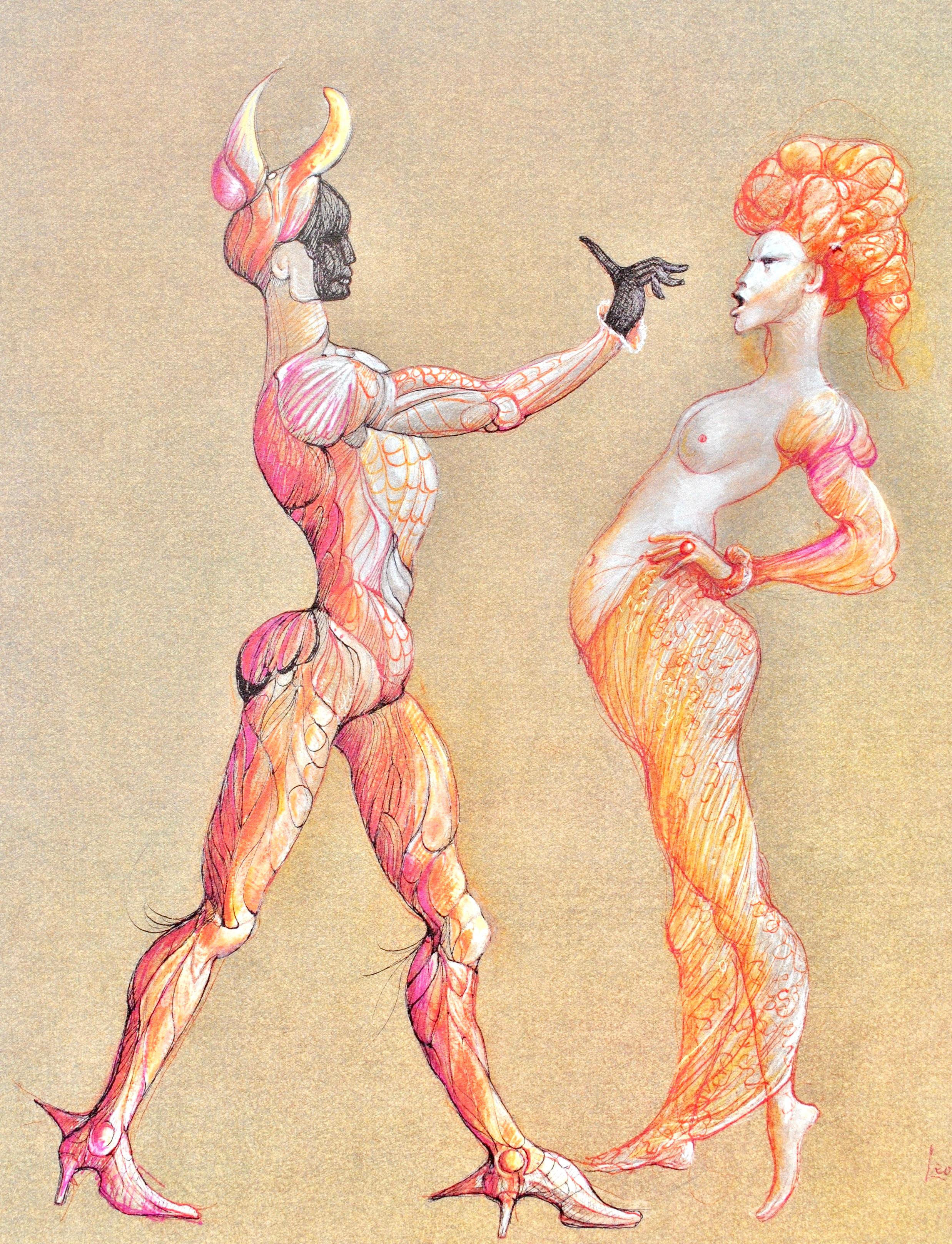 Fini, Composizione, Fruits de la Passion, XXe siècle (dopo) - Print di Leonor Fini