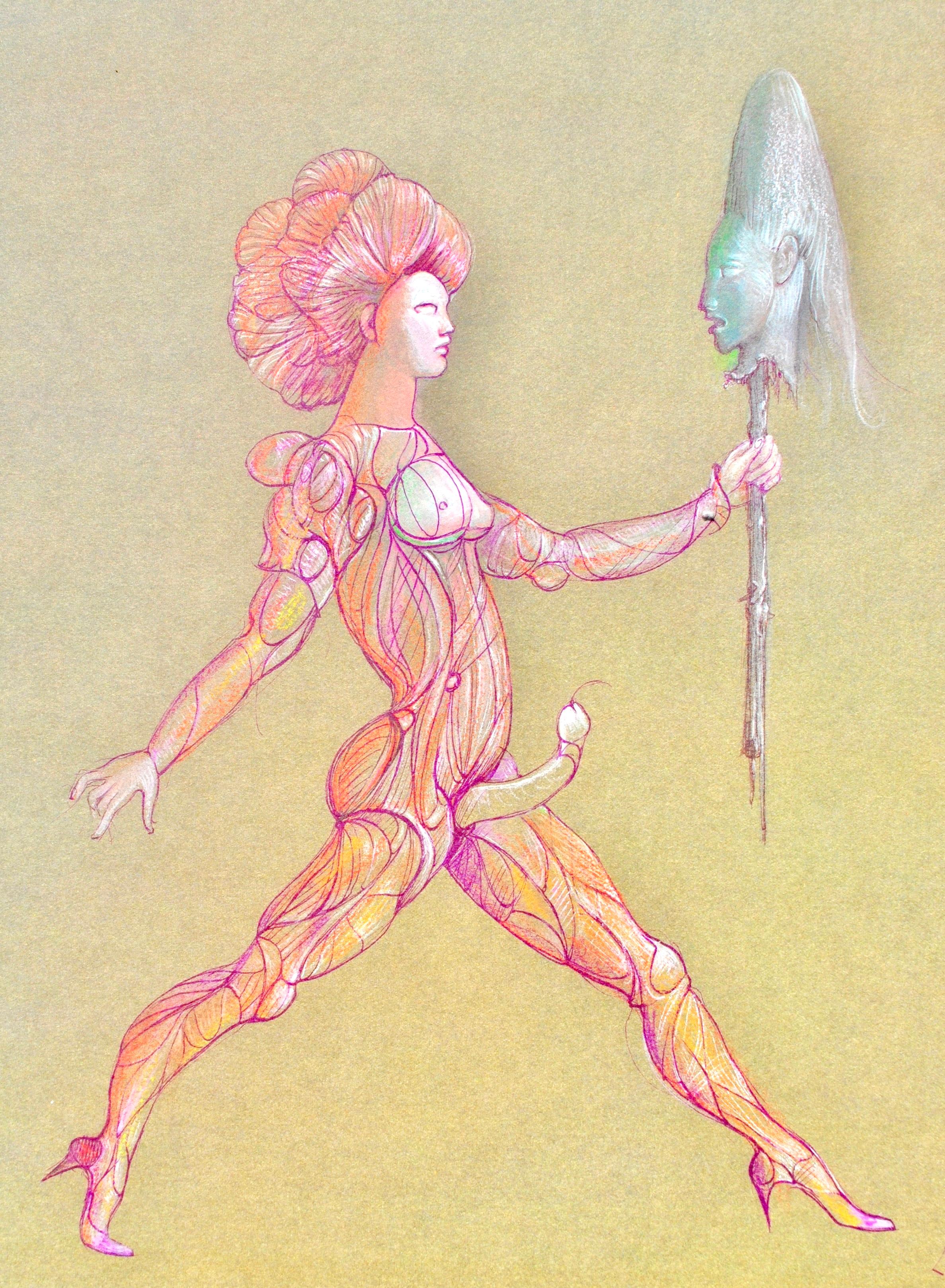 Fini, Composizione, Fruits de la Passion, XXe siècle (dopo) - Print di Leonor Fini