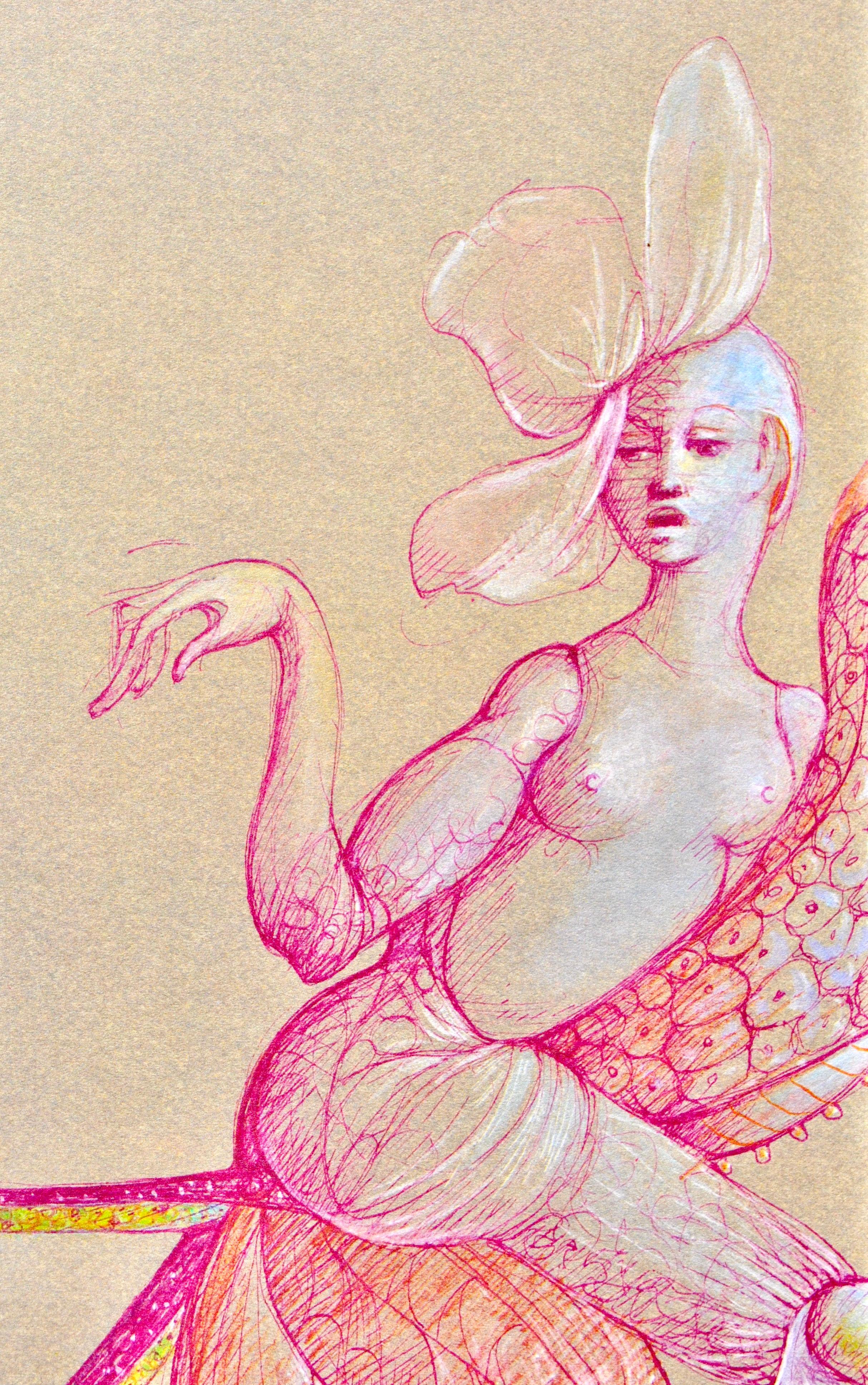 Fini, Composizione, Fruits de la Passion, XXe siècle (dopo) - Print Surrealismo di Leonor Fini