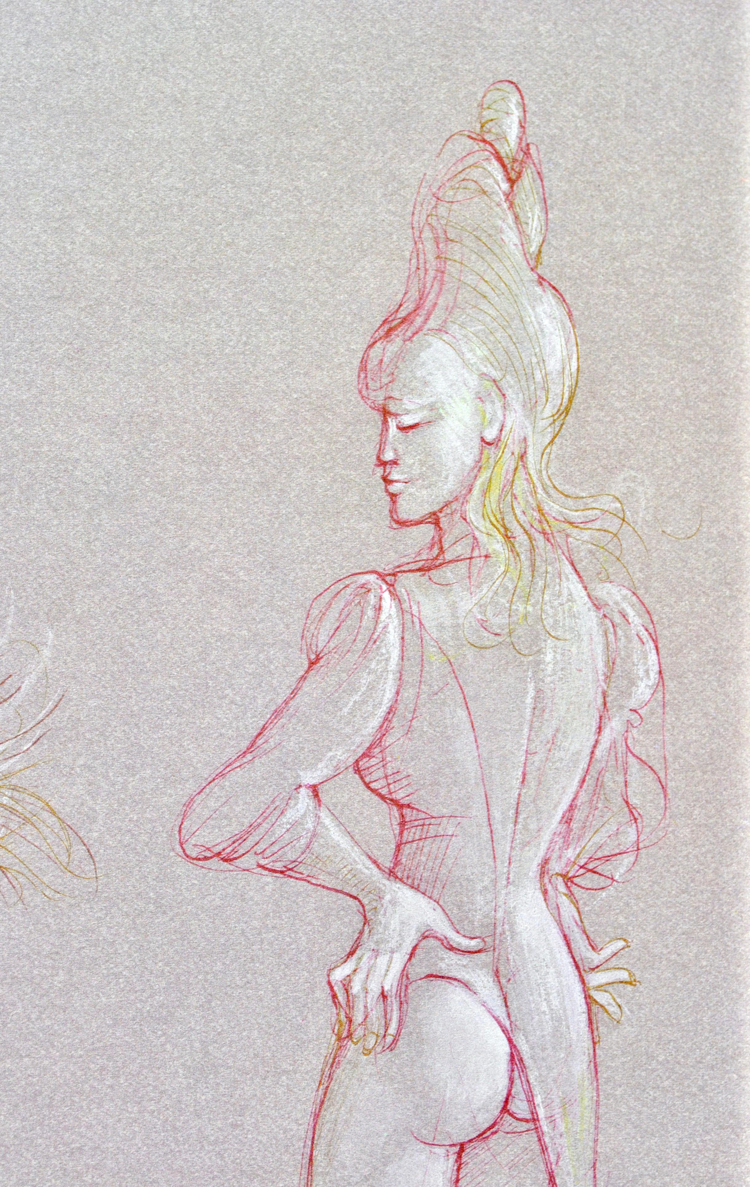 Fini, Composizione, Fruits de la Passion, XXe siècle (dopo) - Print Surrealismo di Leonor Fini