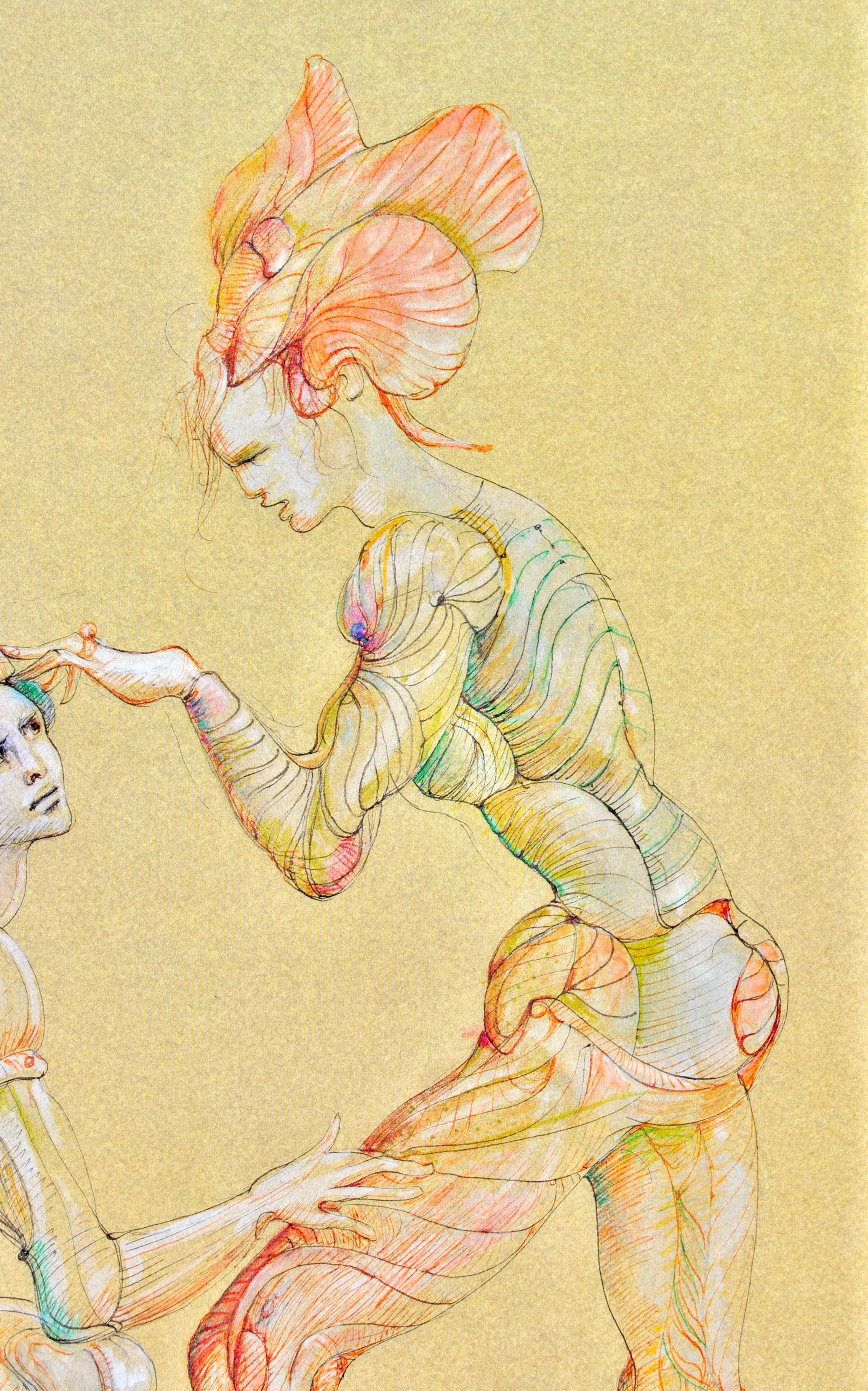Fini, Composizione, Fruits de la Passion, XXe siècle (dopo) - Print Surrealismo di Leonor Fini