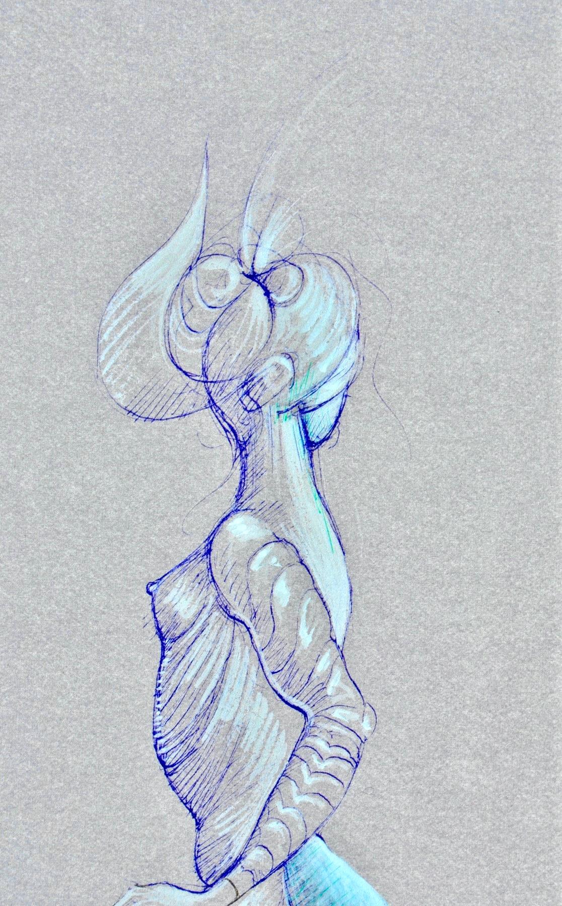 Fini, Composizione, Fruits de la Passion, XXe siècle (dopo) - Print Surrealismo di Leonor Fini