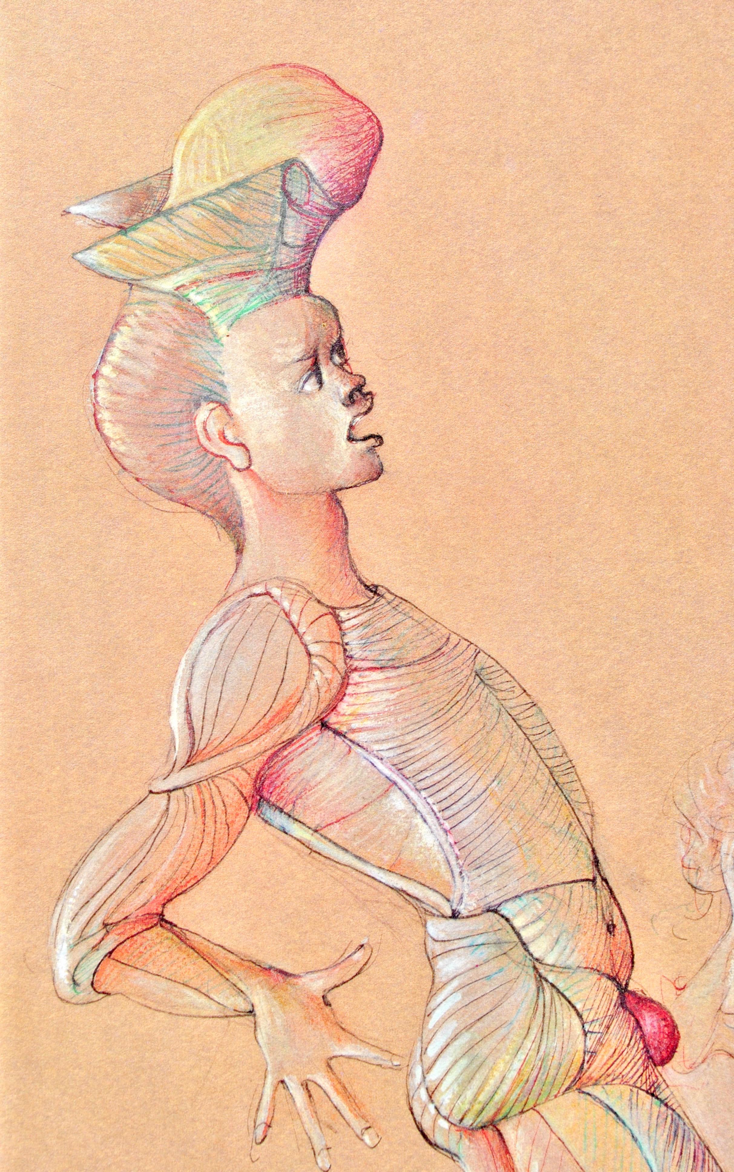 Fini, Composizione, Fruits de la Passion, XXe siècle (dopo) - Print Surrealismo di Leonor Fini