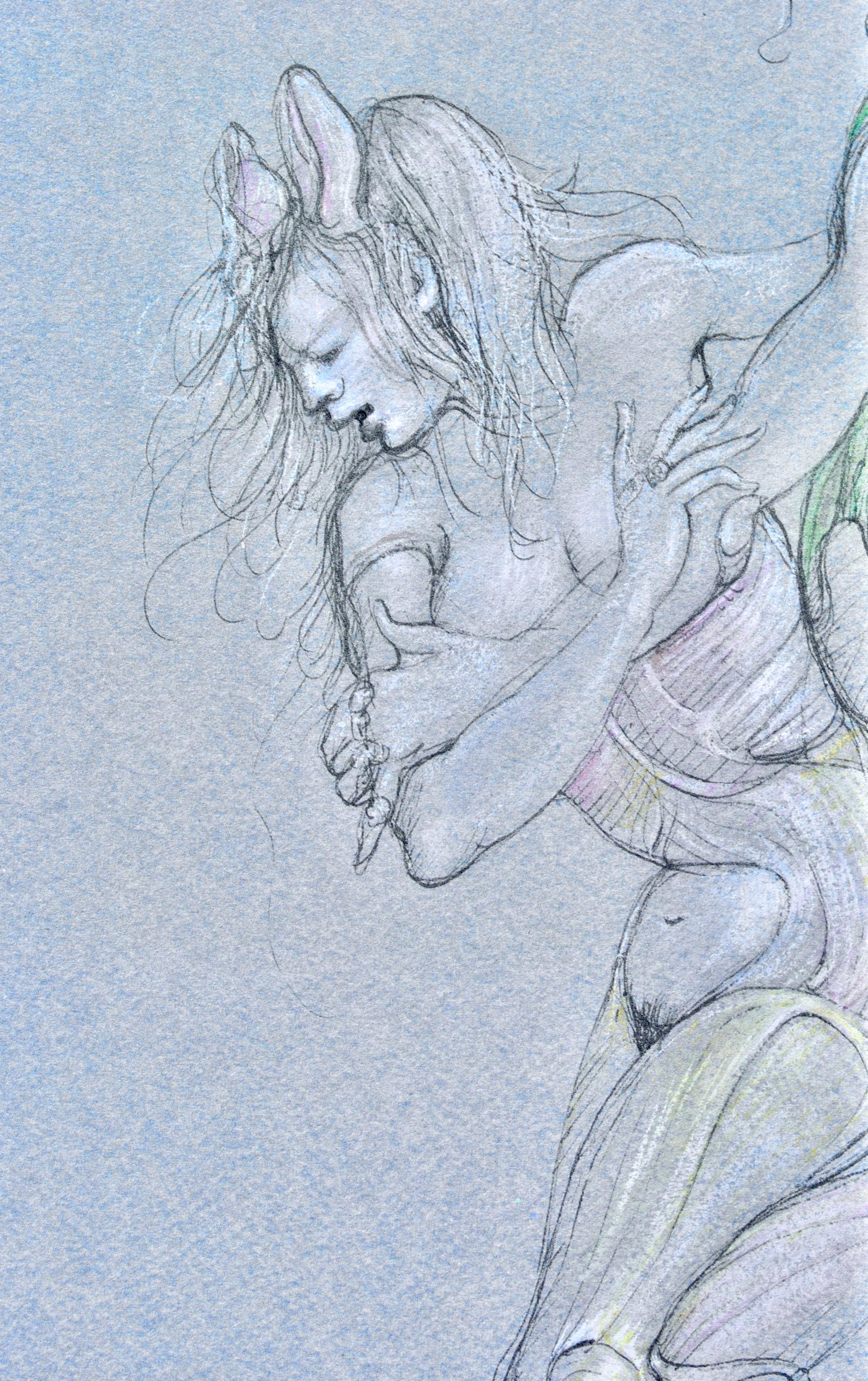 Fini, Composizione, Fruits de la Passion, XXe siècle (dopo) - Print Surrealismo di Leonor Fini