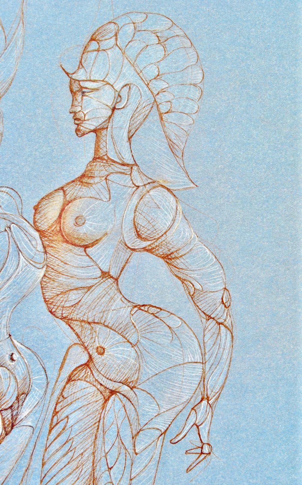 Fini, Composizione, Fruits de la Passion, XXe siècle (dopo) - Print Surrealismo di Leonor Fini