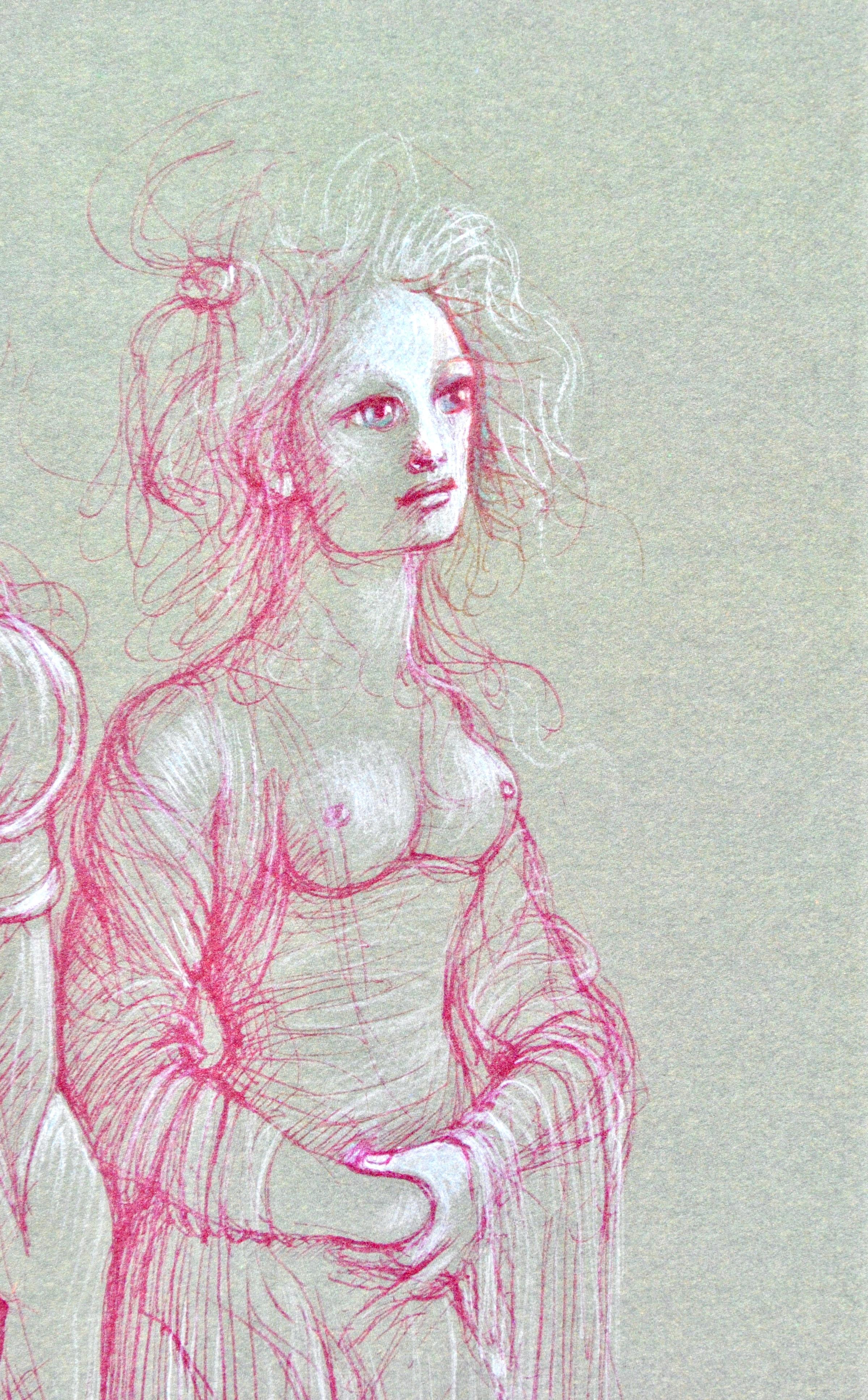 Fini, Composizione, Fruits de la Passion, XXe siècle (dopo) - Print Surrealismo di Leonor Fini