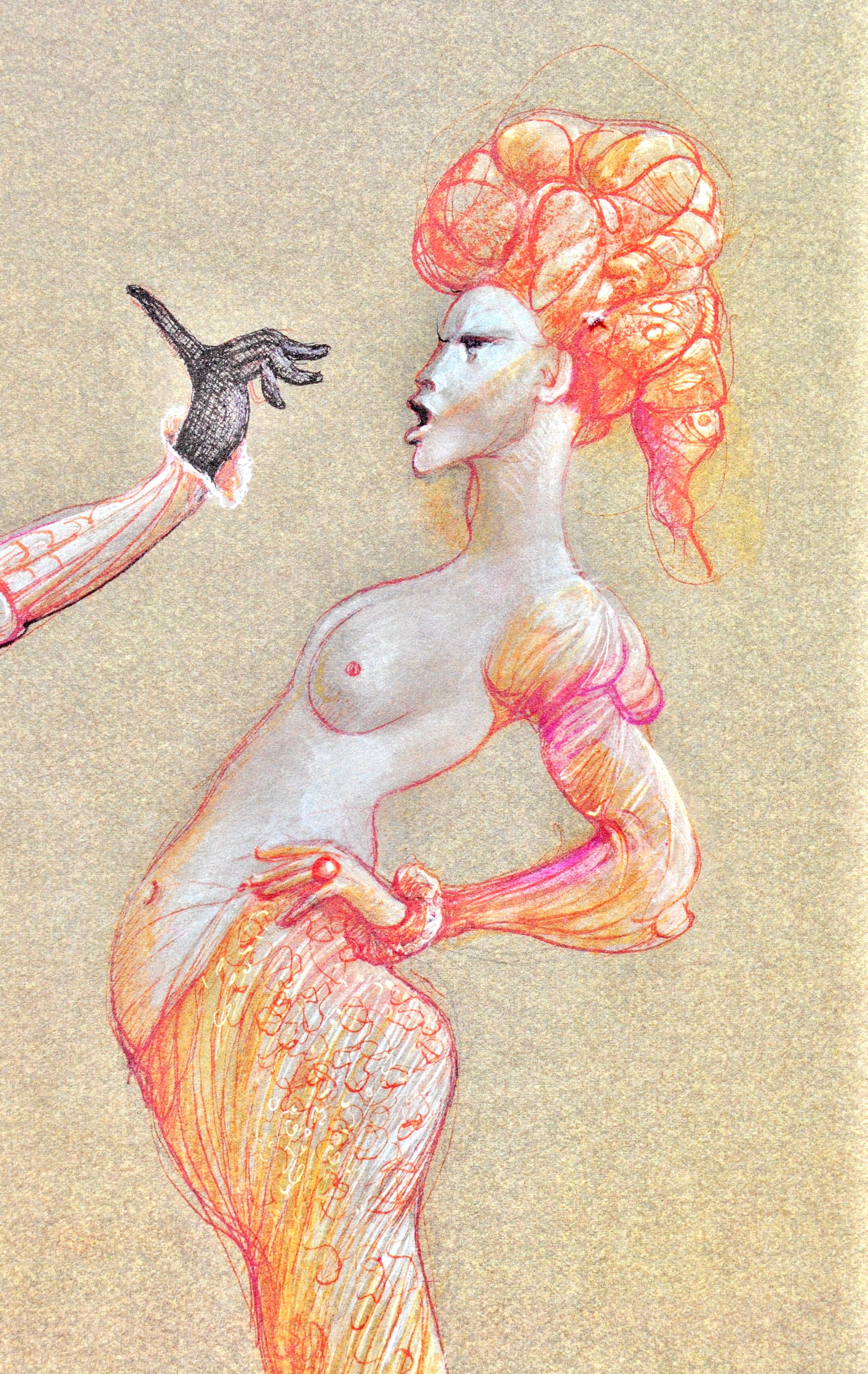 Fini, Composizione, Fruits de la Passion, XXe siècle (dopo) - Print Surrealismo di Leonor Fini