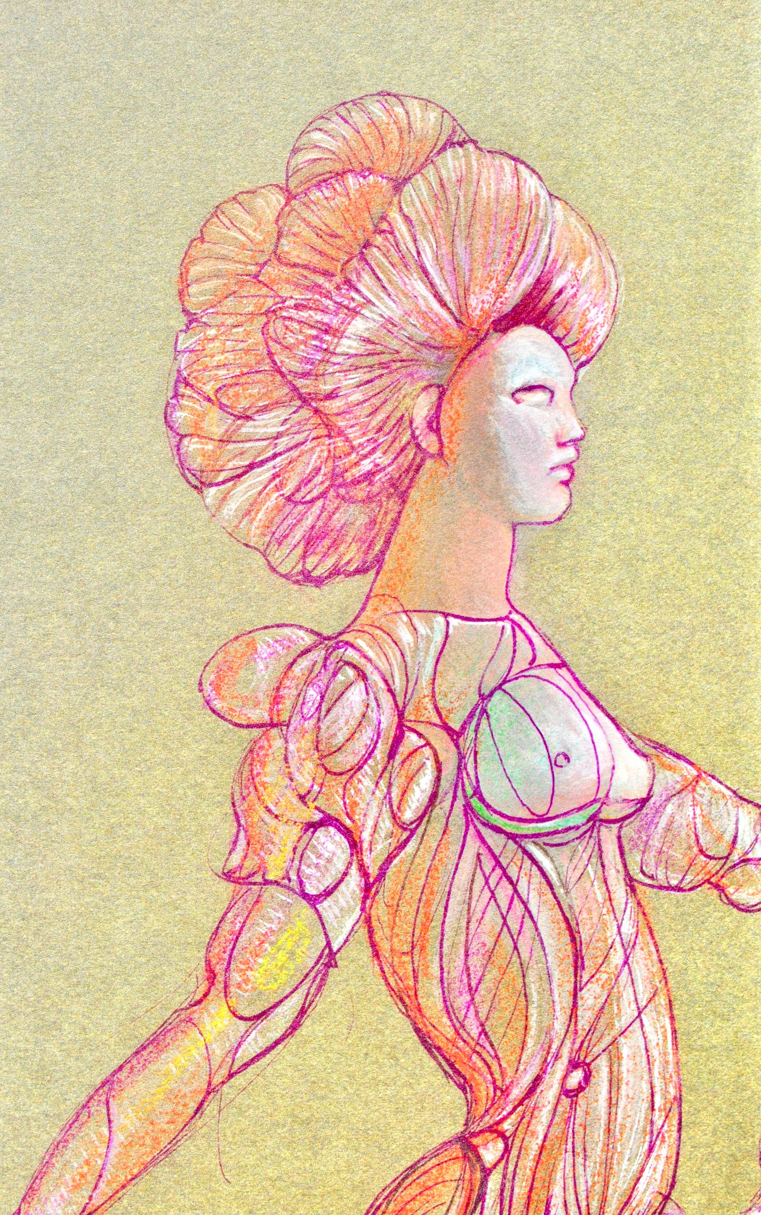Fini, Composizione, Fruits de la Passion, XXe siècle (dopo) - Print Surrealismo di Leonor Fini